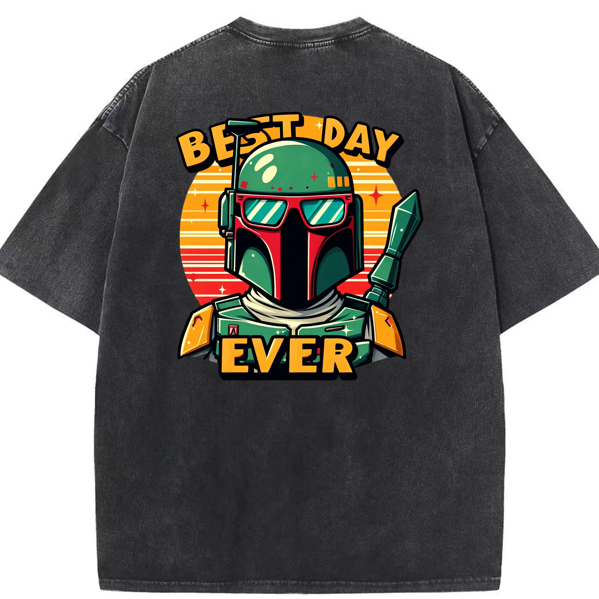 （画像用） スター・ウォーズ Star Wars 綿100% ヴィンテージ風 半袖Tシャツ（背面プリント）