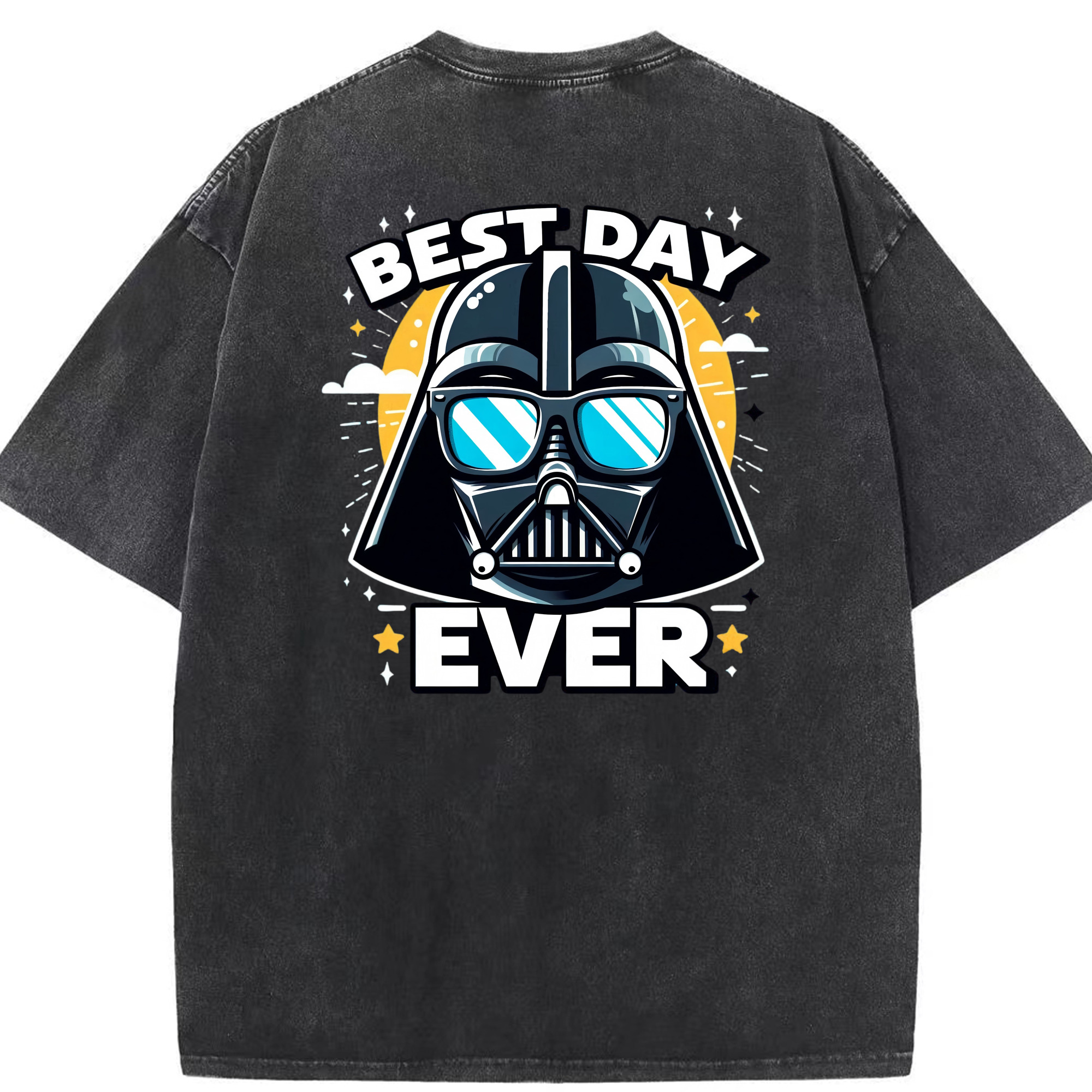 （画像用） スター・ウォーズ Star Wars 綿100% ヴィンテージ風 半袖Tシャツ（背面プリント）