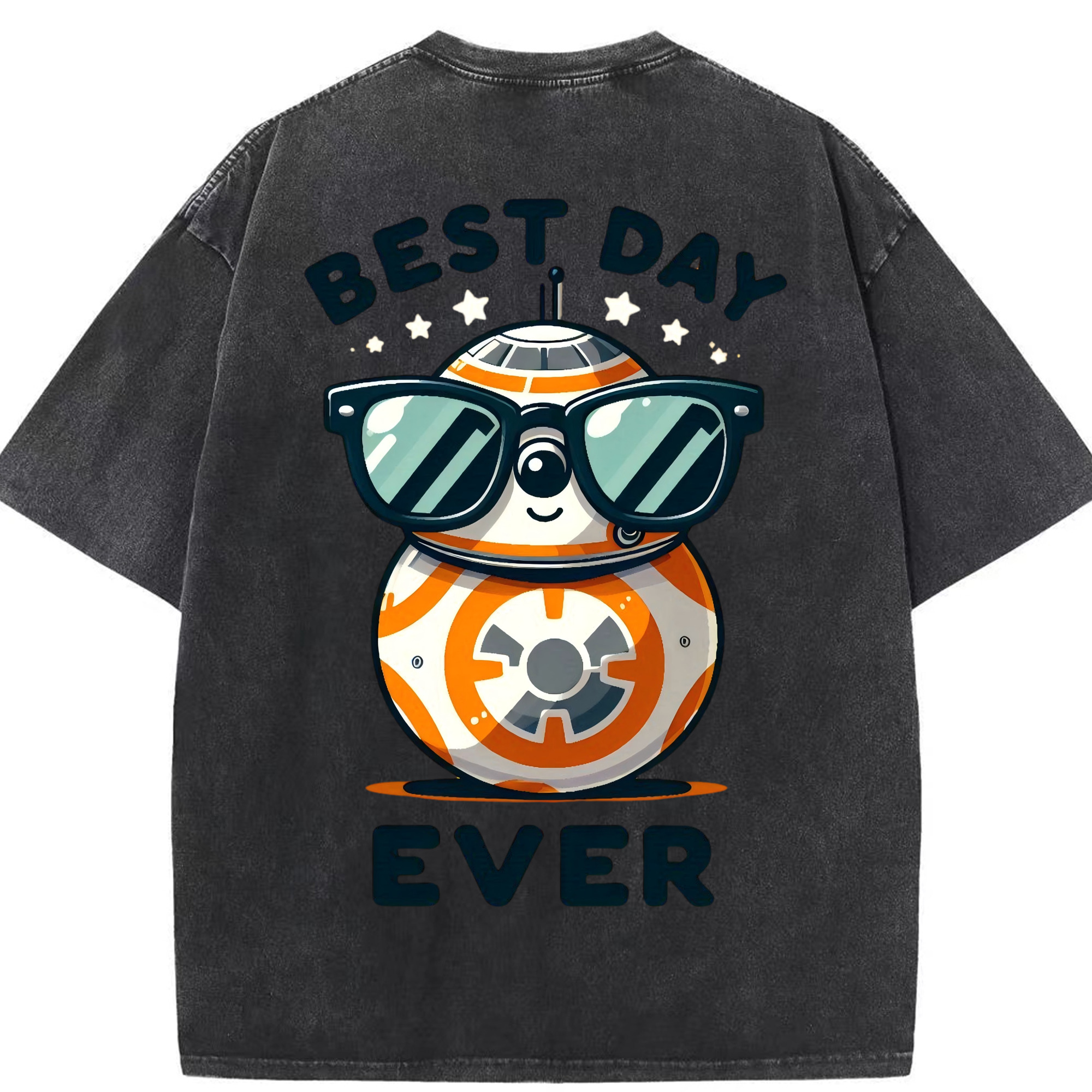（画像用） スター・ウォーズ Star Wars 綿100% ヴィンテージ風 半袖Tシャツ（背面プリント）