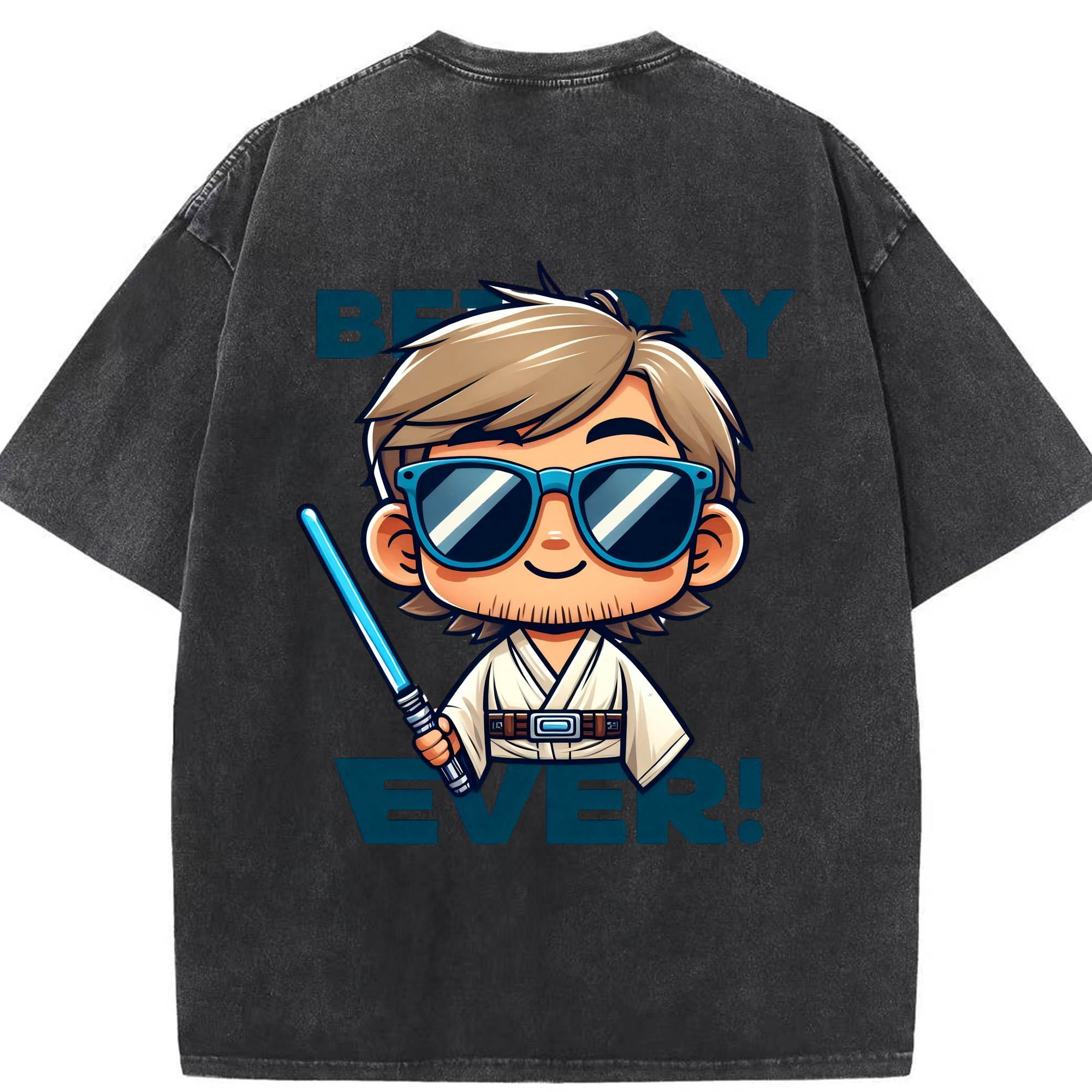 （画像用） スター・ウォーズ Star Wars 綿100% ヴィンテージ風 半袖Tシャツ（背面プリント）
