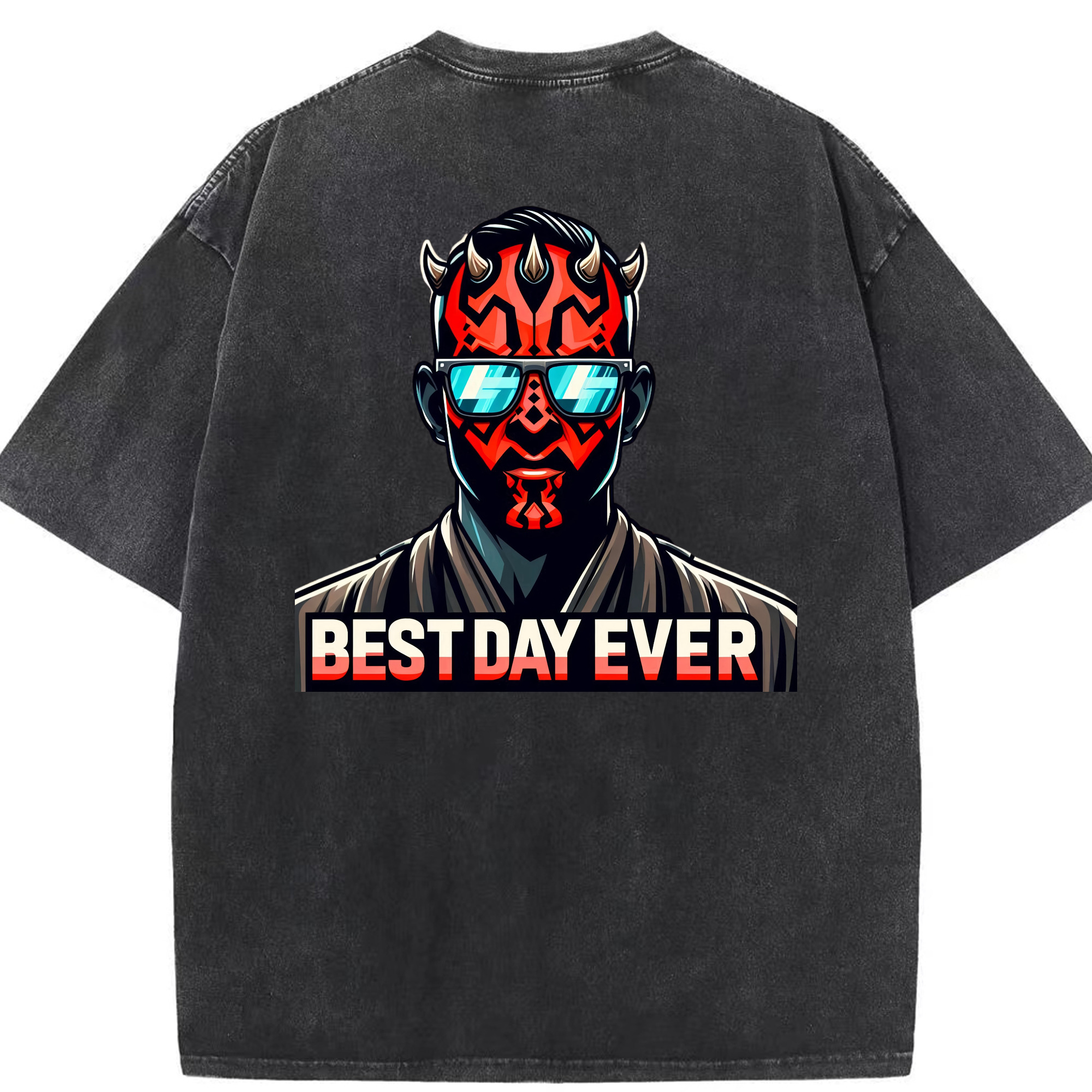 （画像用） スター・ウォーズ Star Wars 綿100% ヴィンテージ風 半袖Tシャツ（背面プリント）