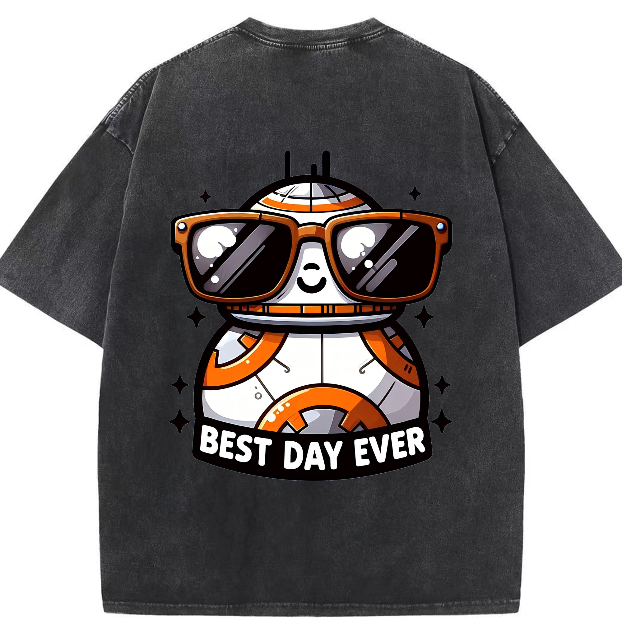 （画像用） スター・ウォーズ Star Wars 綿100% ヴィンテージ風 半袖Tシャツ（背面プリント）