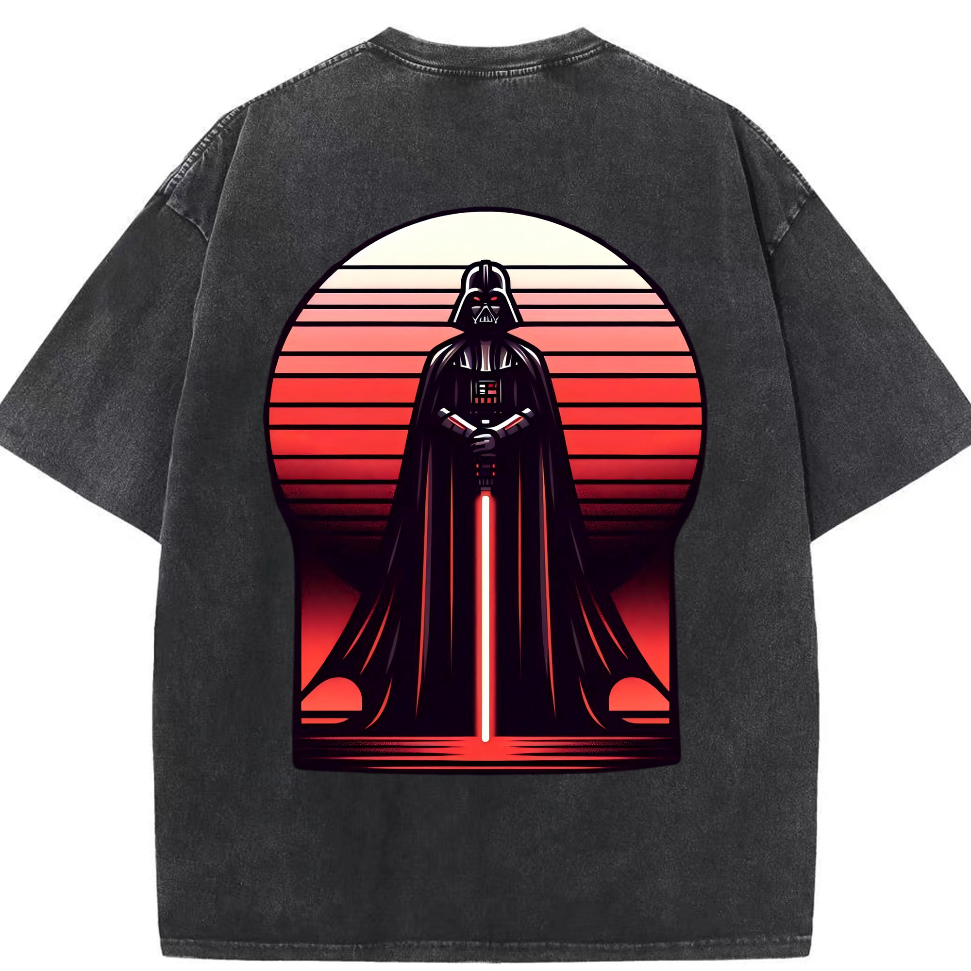 （画像用） スター・ウォーズ Star Wars 綿100% ヴィンテージ風 半袖Tシャツ（背面プリント）