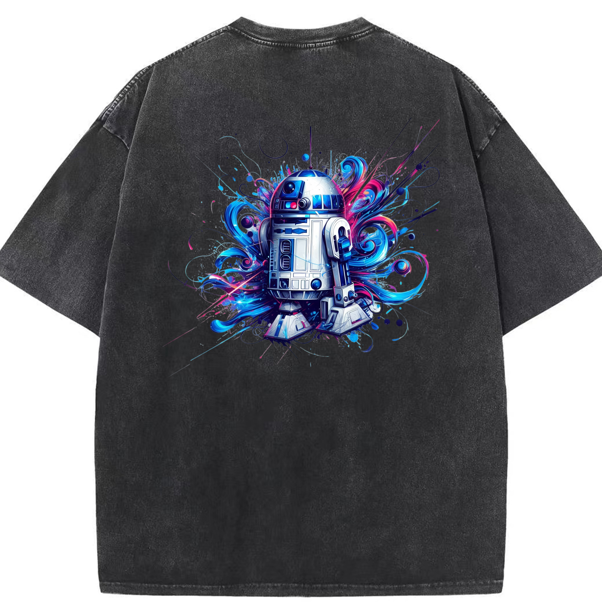 （画像用） スター・ウォーズ Star Wars 綿100% ヴィンテージ風 半袖Tシャツ（背面プリント）