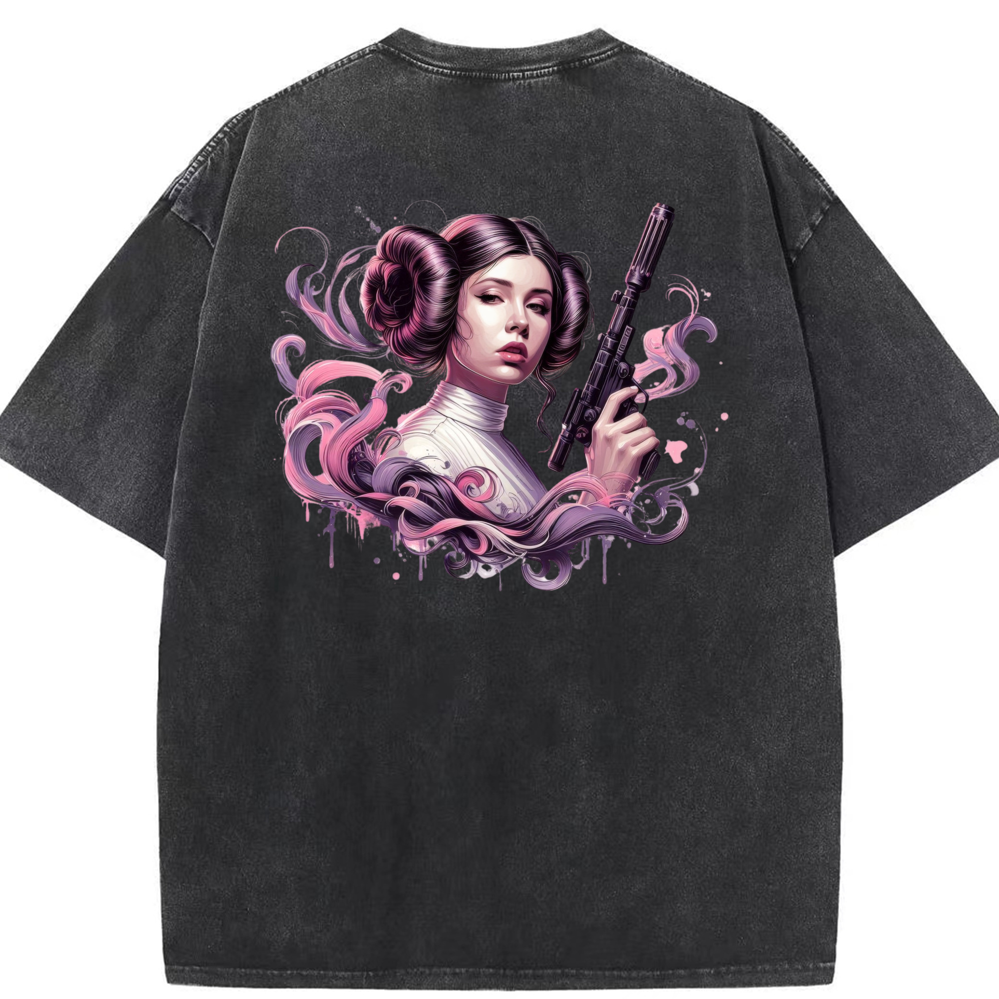 （画像用） スター・ウォーズ Star Wars 綿100% ヴィンテージ風 半袖Tシャツ（背面プリント）