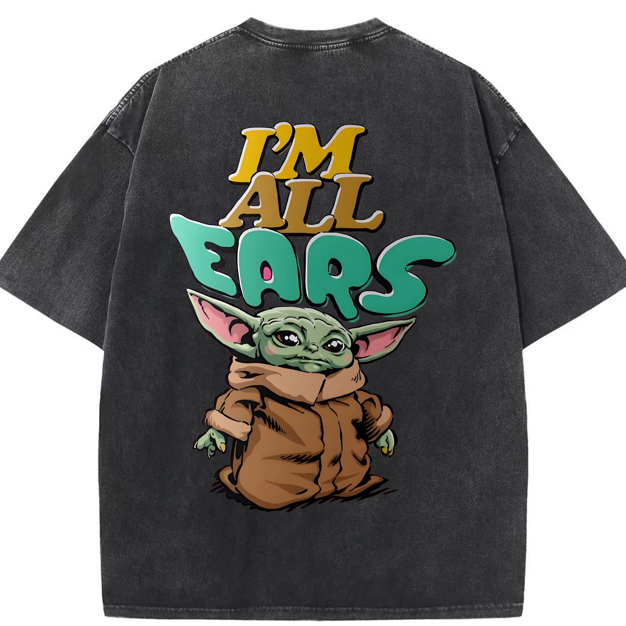 （画像用） スター・ウォーズ Star Wars 綿100% ヴィンテージ風 半袖Tシャツ（背面プリント）