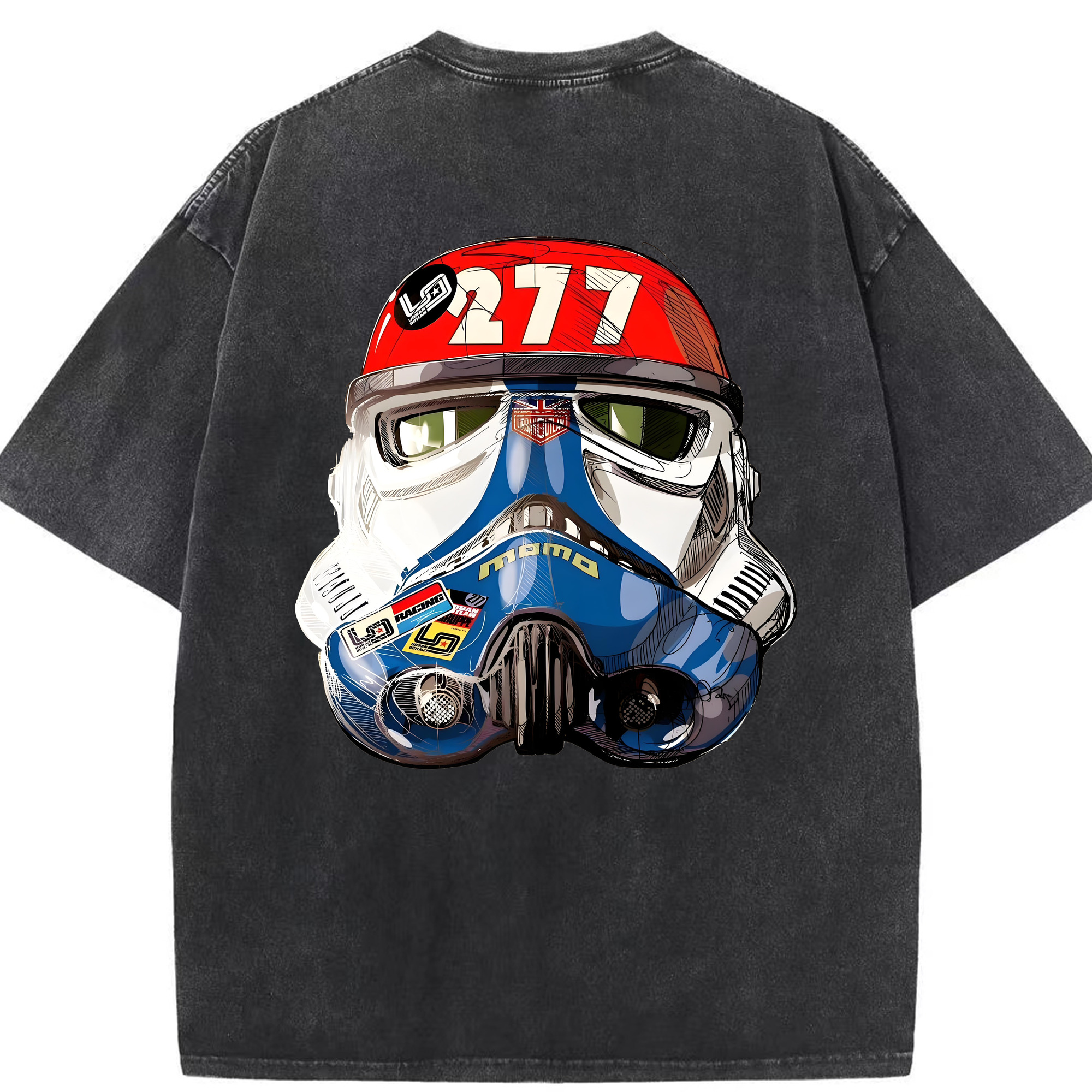 （画像用） スター・ウォーズ Star Wars 綿100% ヴィンテージ風 半袖Tシャツ（背面プリント）