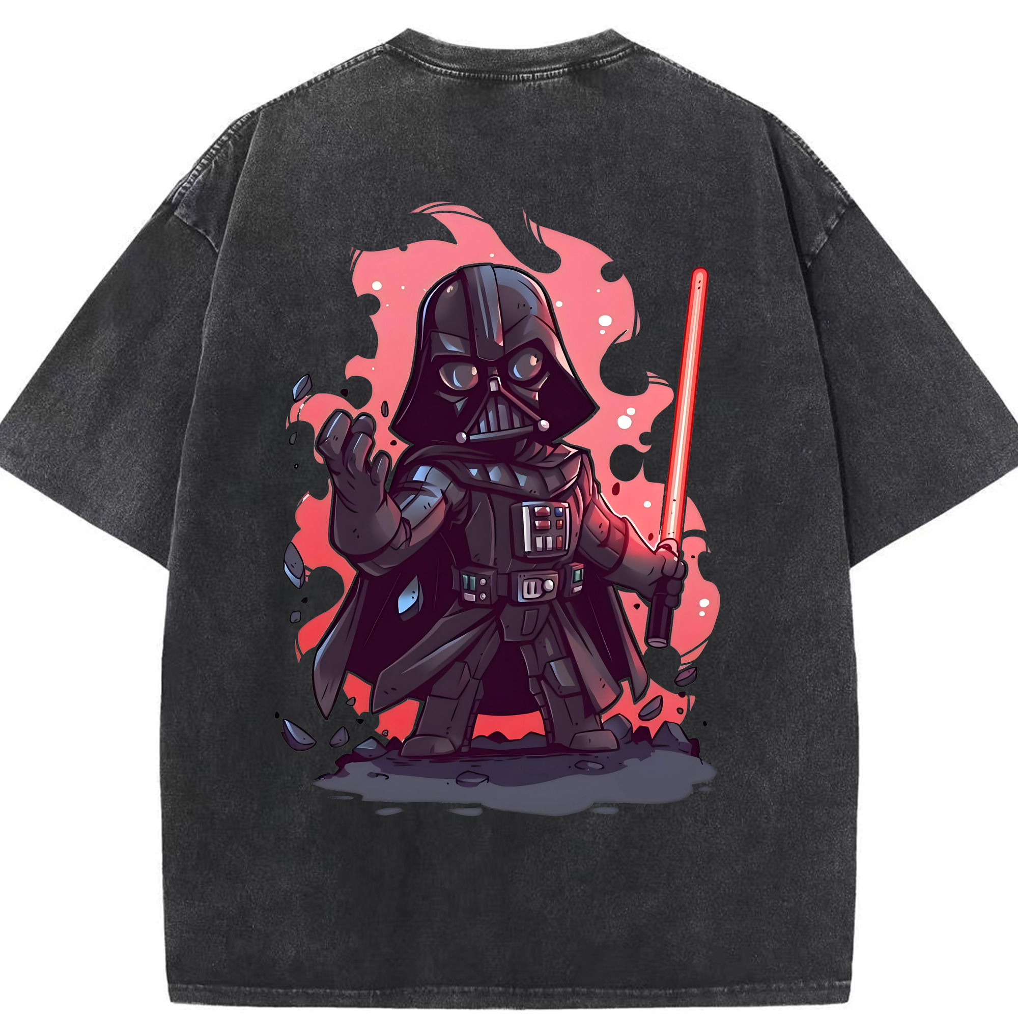 （画像用） スター・ウォーズ Star Wars 綿100% ヴィンテージ風 半袖Tシャツ（背面プリント）