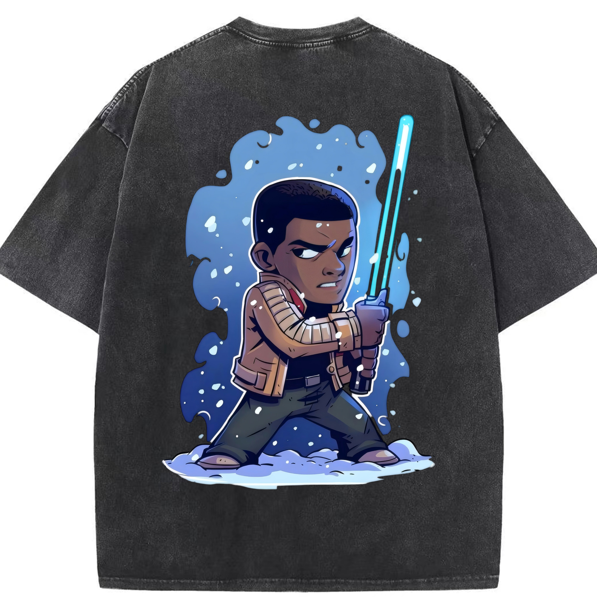 （画像用） スター・ウォーズ Star Wars 綿100% ヴィンテージ風 半袖Tシャツ（背面プリント）
