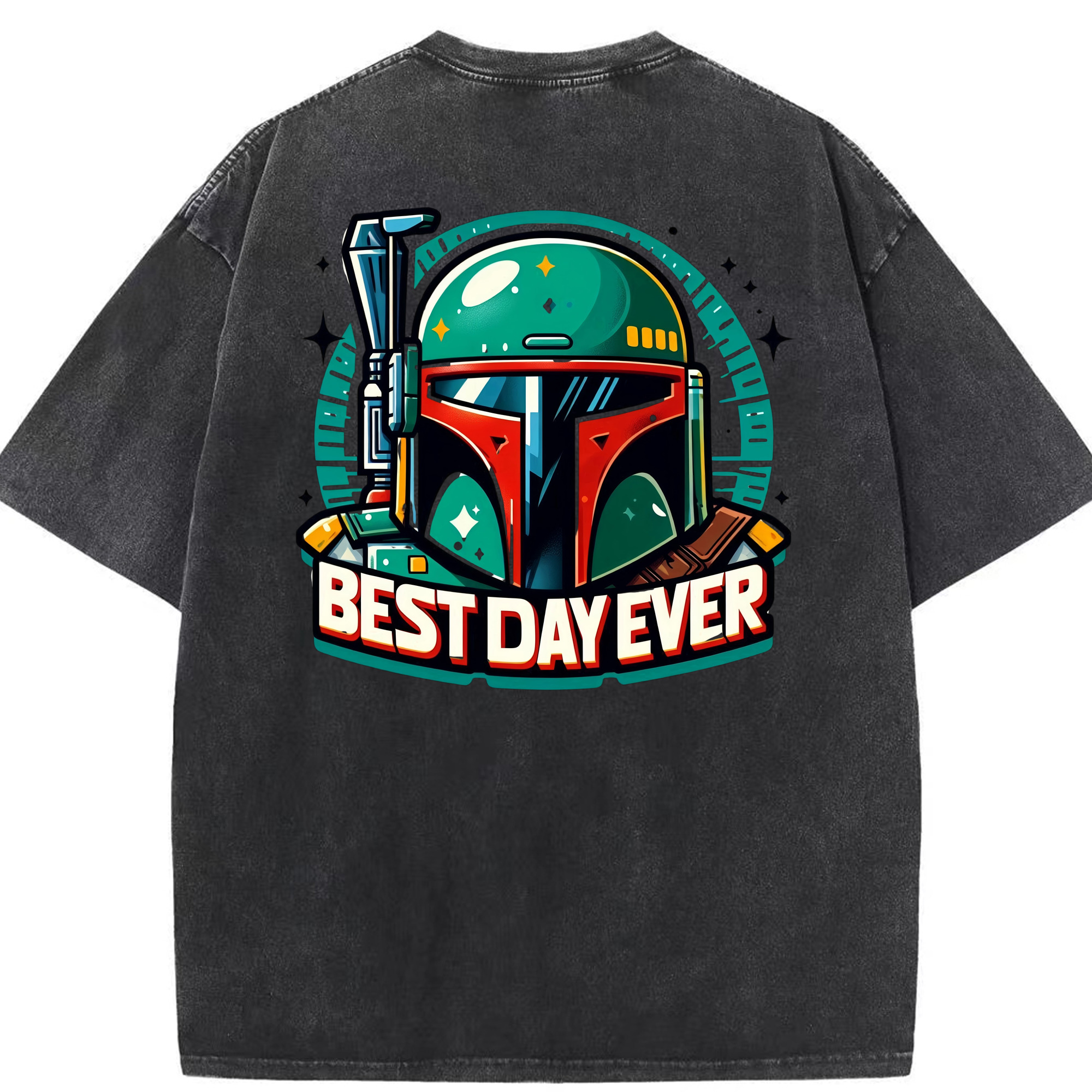 （画像用） スター・ウォーズ Star Wars 綿100% ヴィンテージ風 半袖Tシャツ（背面プリント）
