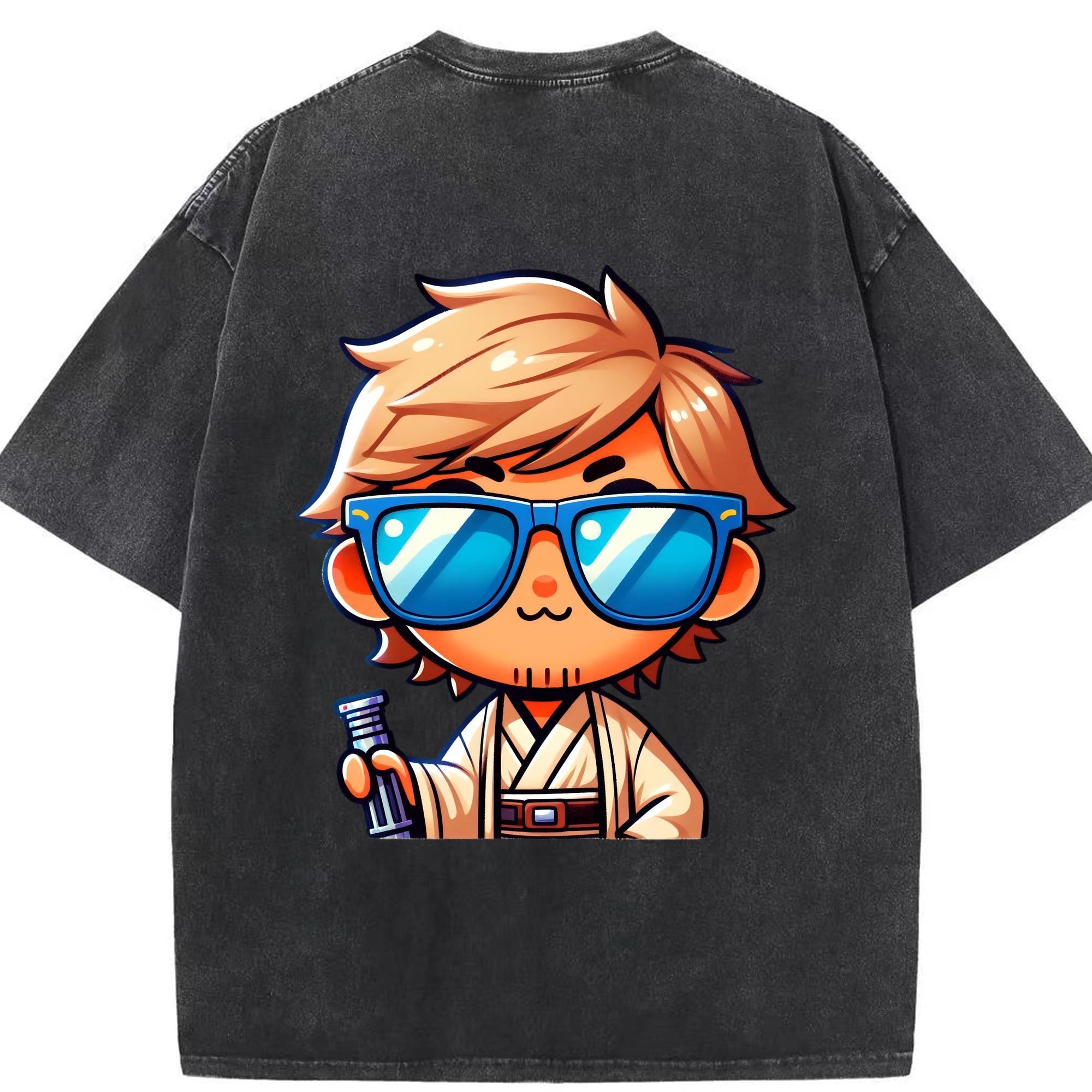 （画像用） スター・ウォーズ Star Wars 綿100% ヴィンテージ風 半袖Tシャツ（背面プリント）