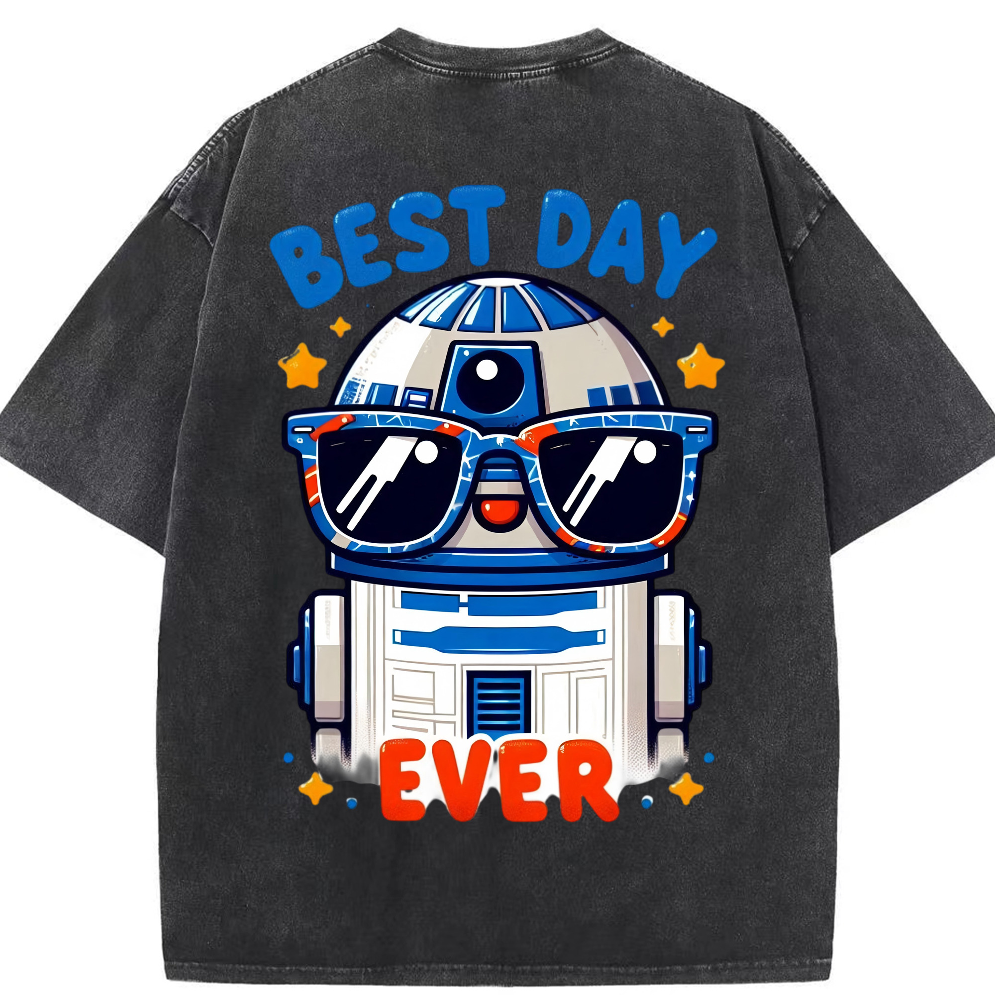 （画像用） スター・ウォーズ Star Wars 綿100% ヴィンテージ風 半袖Tシャツ（背面プリント）