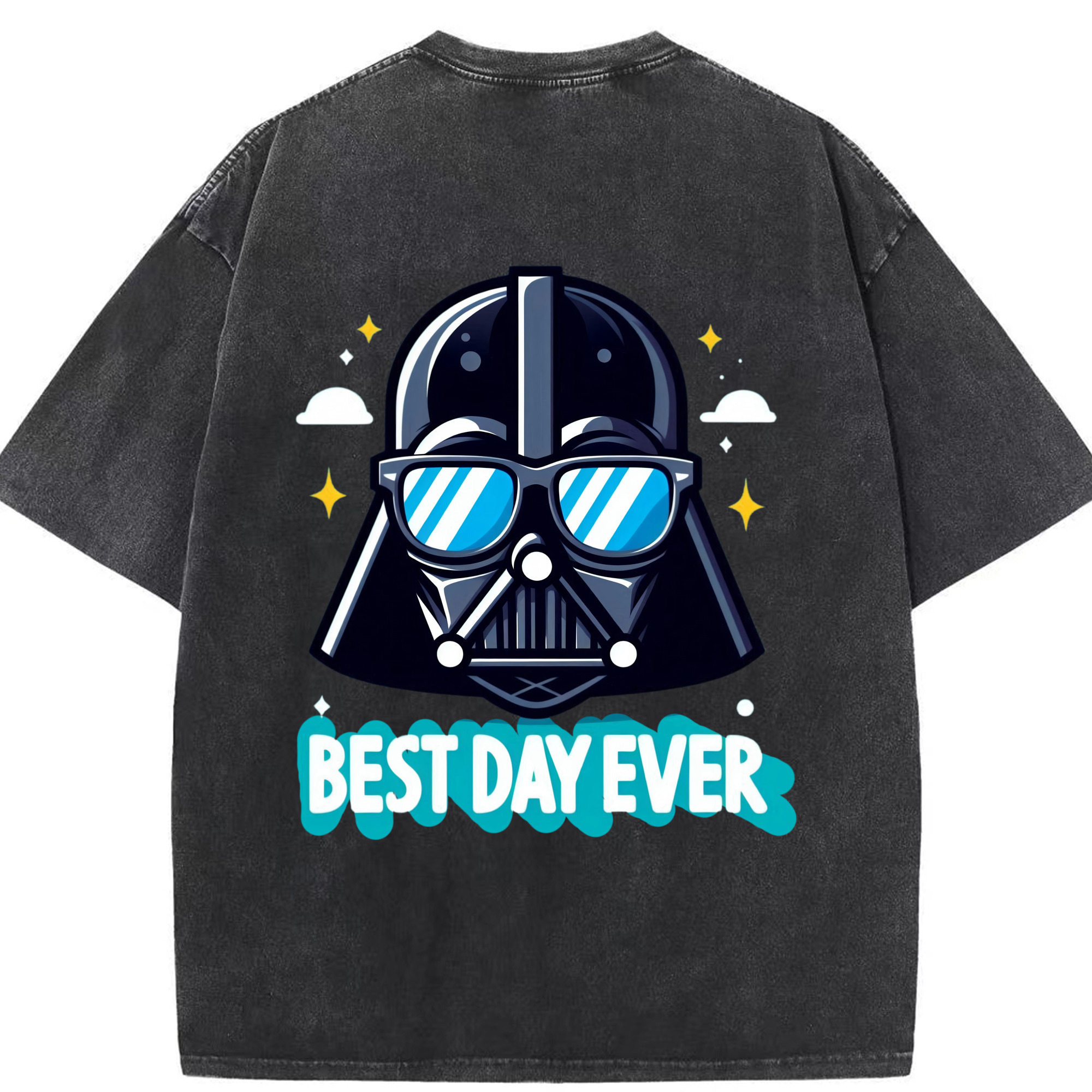 （画像用） スター・ウォーズ Star Wars 綿100% ヴィンテージ風 半袖Tシャツ（背面プリント）