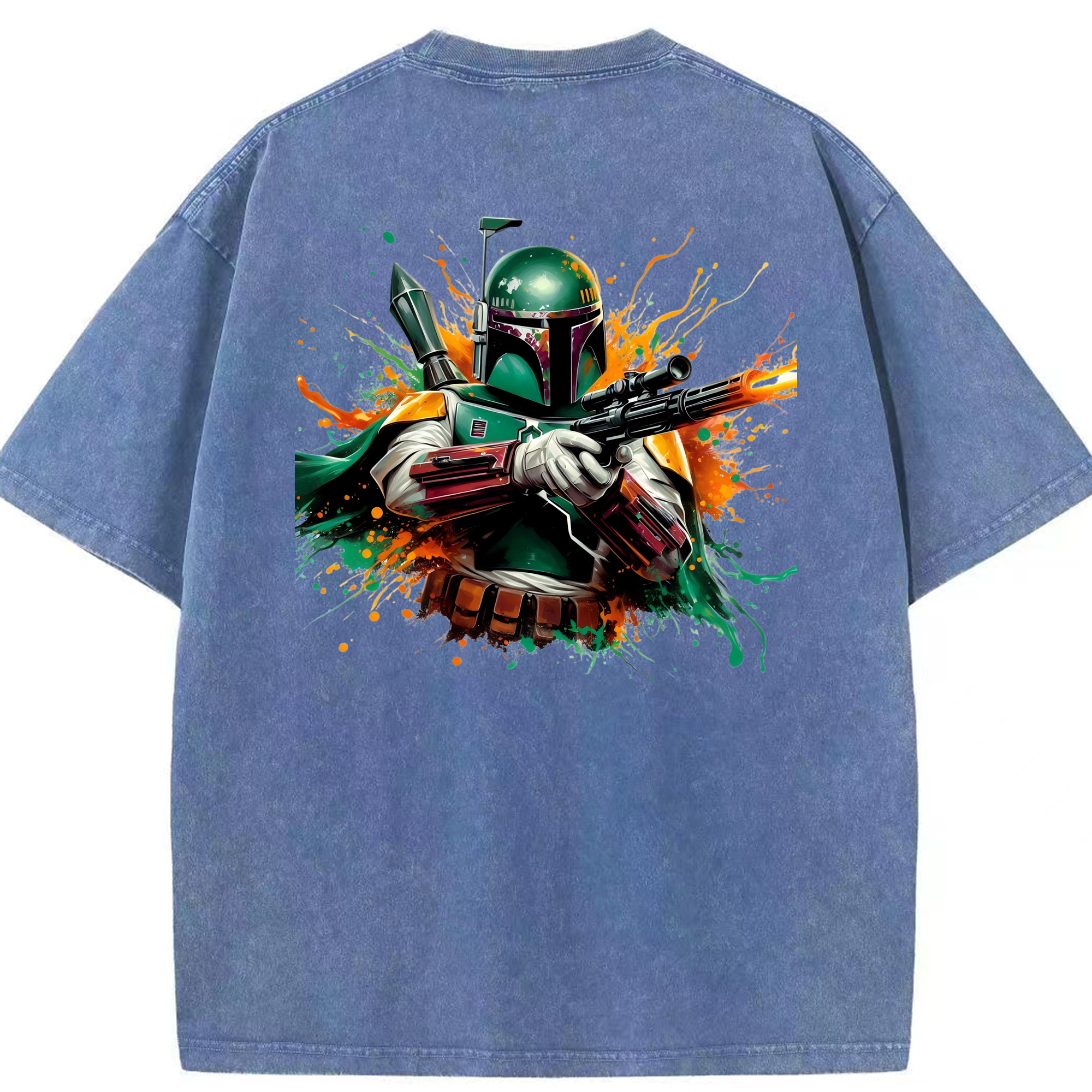 （画像用） スター・ウォーズ Star Wars 綿100% ヴィンテージ風 半袖Tシャツ（背面プリント）