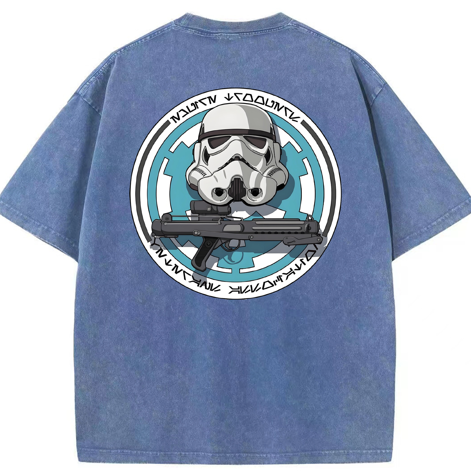 （画像用） スター・ウォーズ Star Wars 綿100% ヴィンテージ風 半袖Tシャツ（背面プリント）