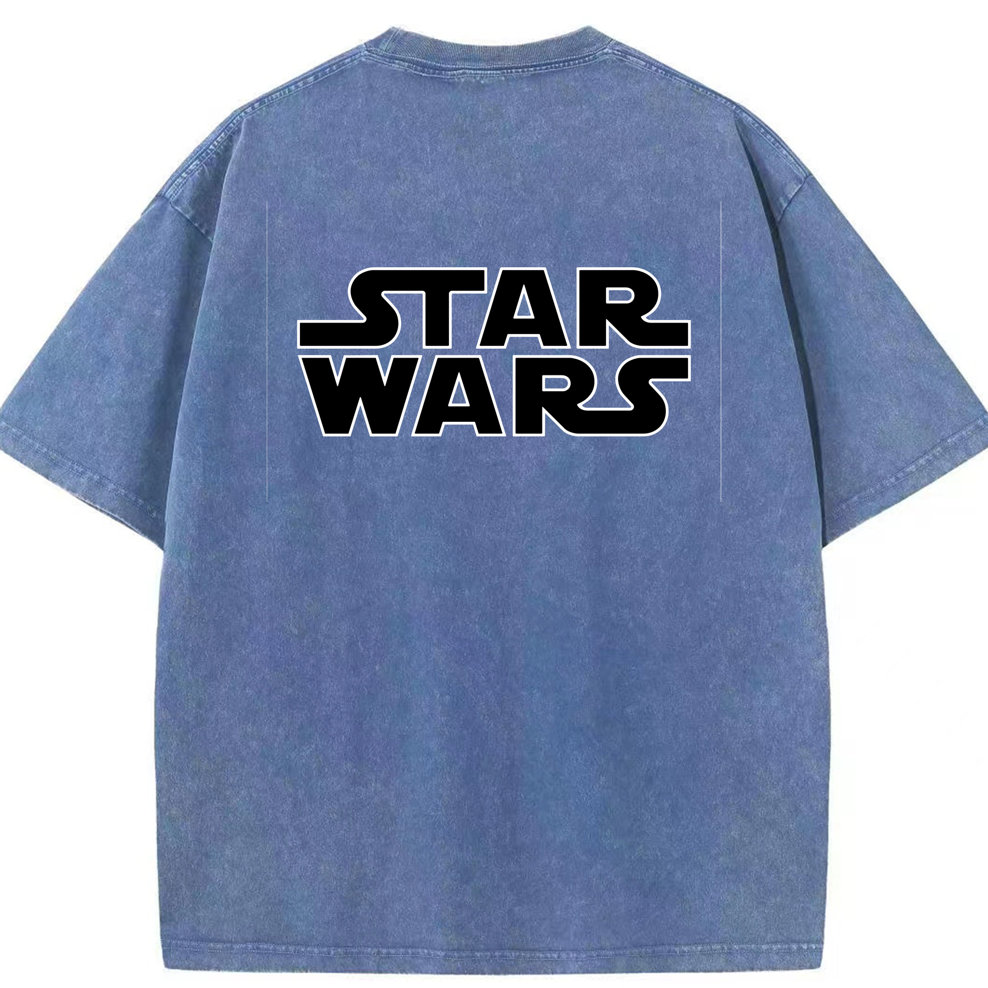 （画像用） スター・ウォーズ Star Wars 綿100% ヴィンテージ風 半袖Tシャツ（背面プリント）