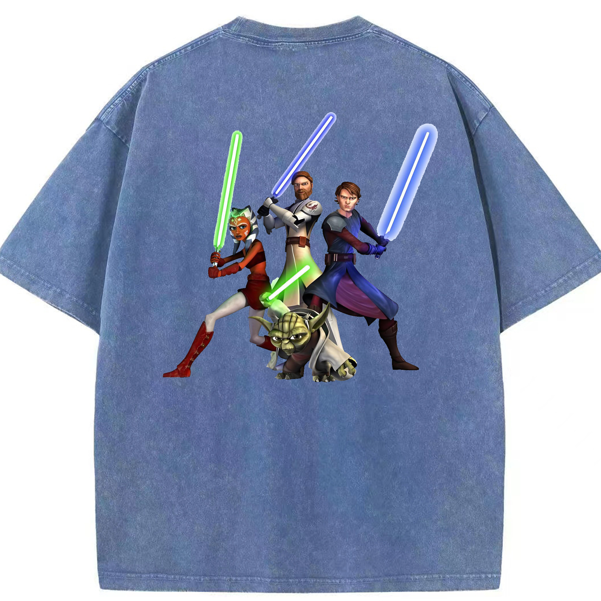 （画像用） スター・ウォーズ Star Wars 綿100% ヴィンテージ風 半袖Tシャツ（背面プリント）