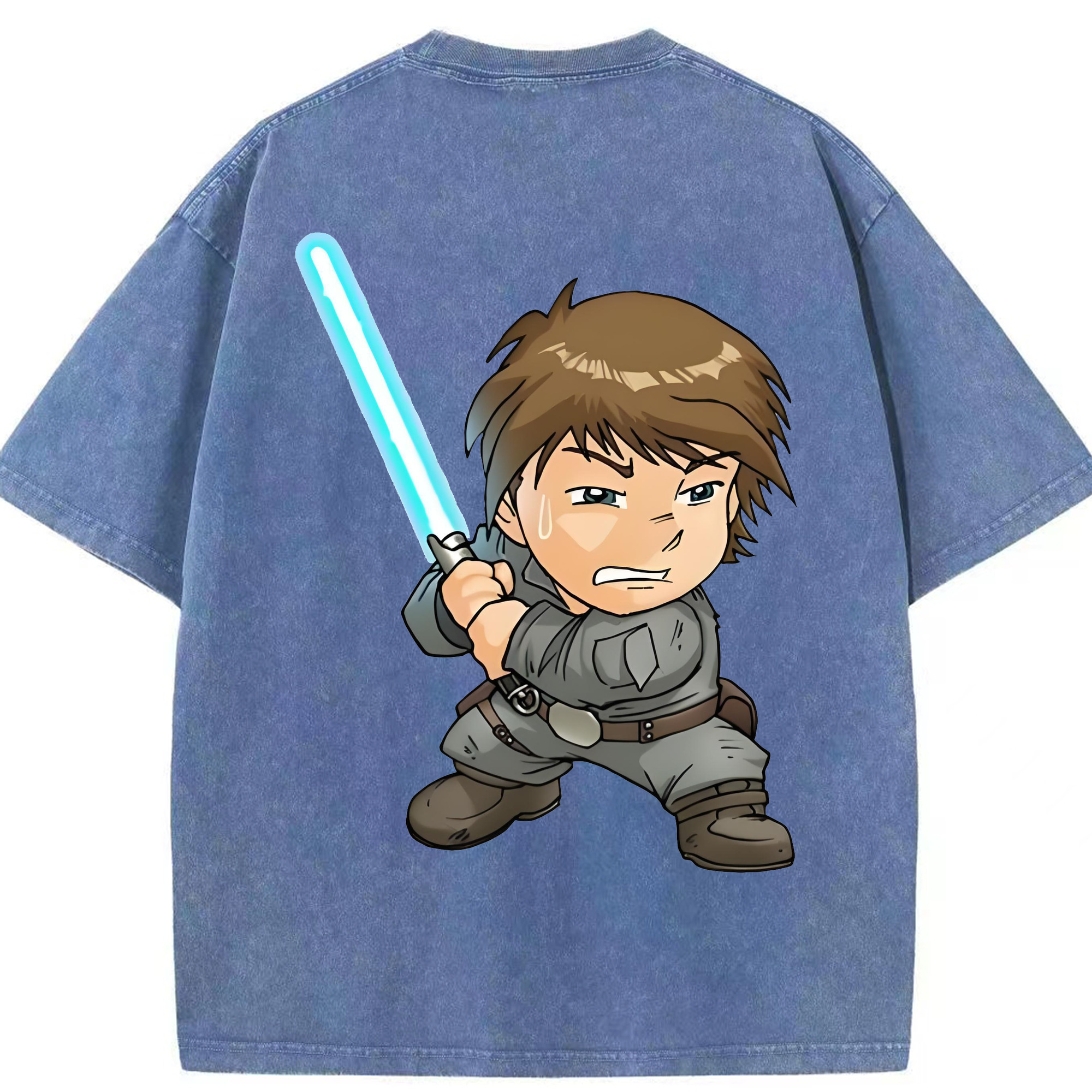 （画像用） スター・ウォーズ Star Wars 綿100% ヴィンテージ風 半袖Tシャツ（背面プリント）