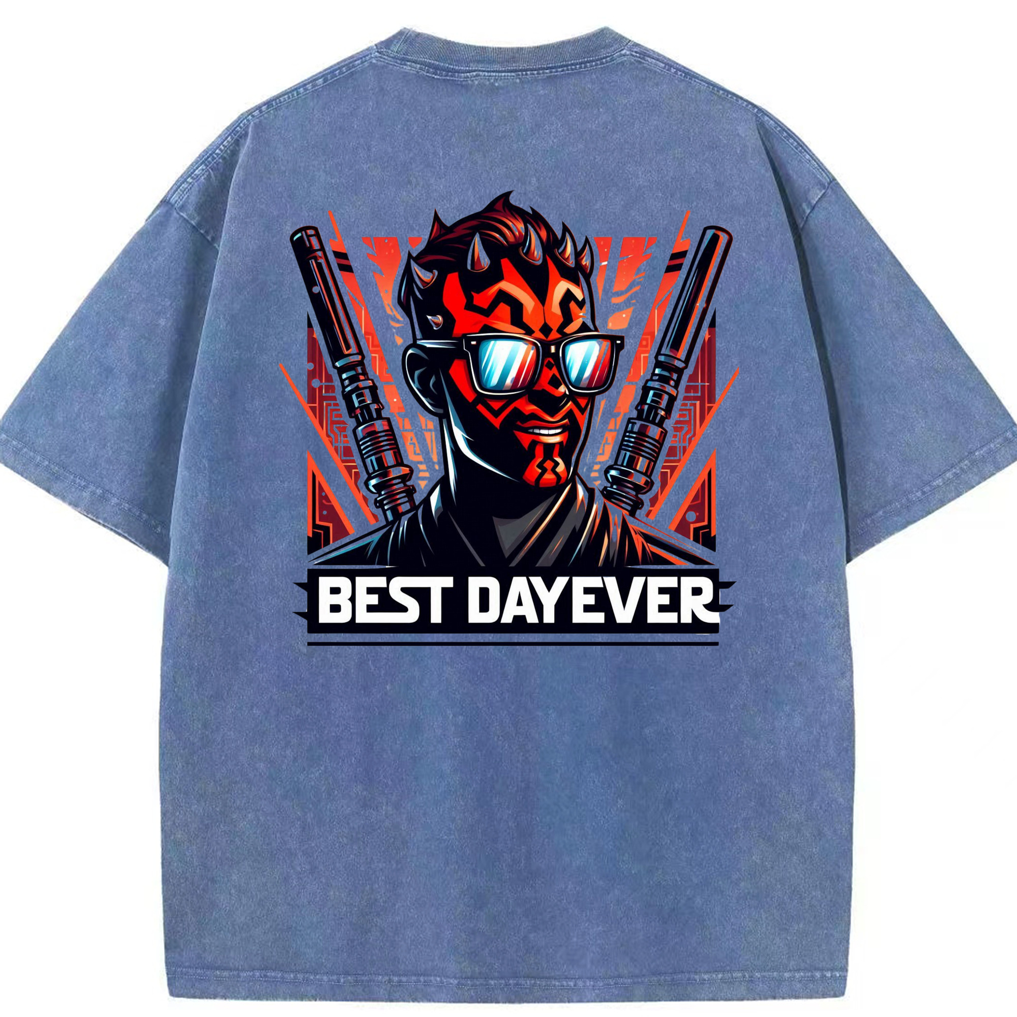 （画像用） スター・ウォーズ Star Wars 綿100% ヴィンテージ風 半袖Tシャツ（背面プリント）