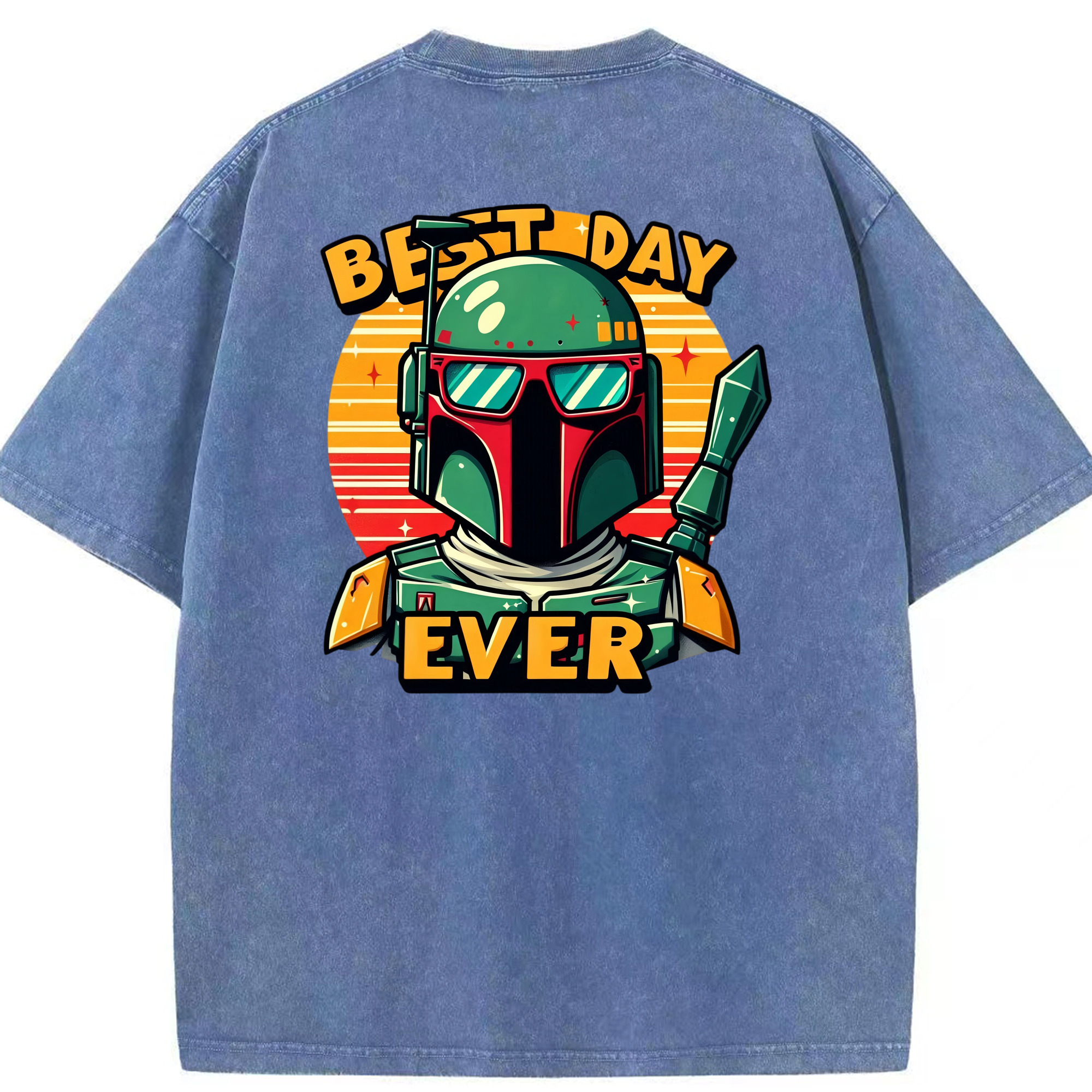 （画像用） スター・ウォーズ Star Wars 綿100% ヴィンテージ風 半袖Tシャツ（背面プリント）