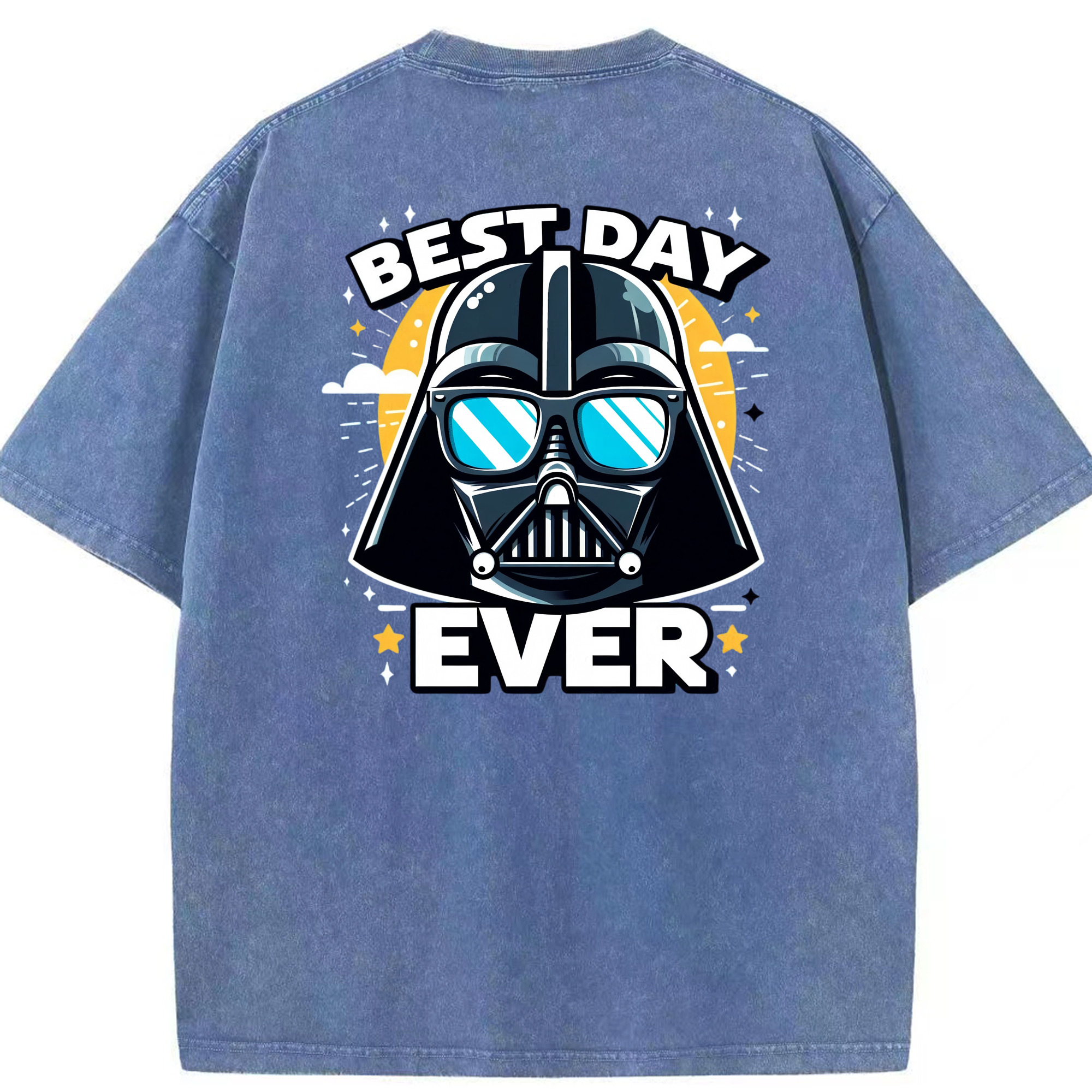 （画像用） スター・ウォーズ Star Wars 綿100% ヴィンテージ風 半袖Tシャツ（背面プリント）