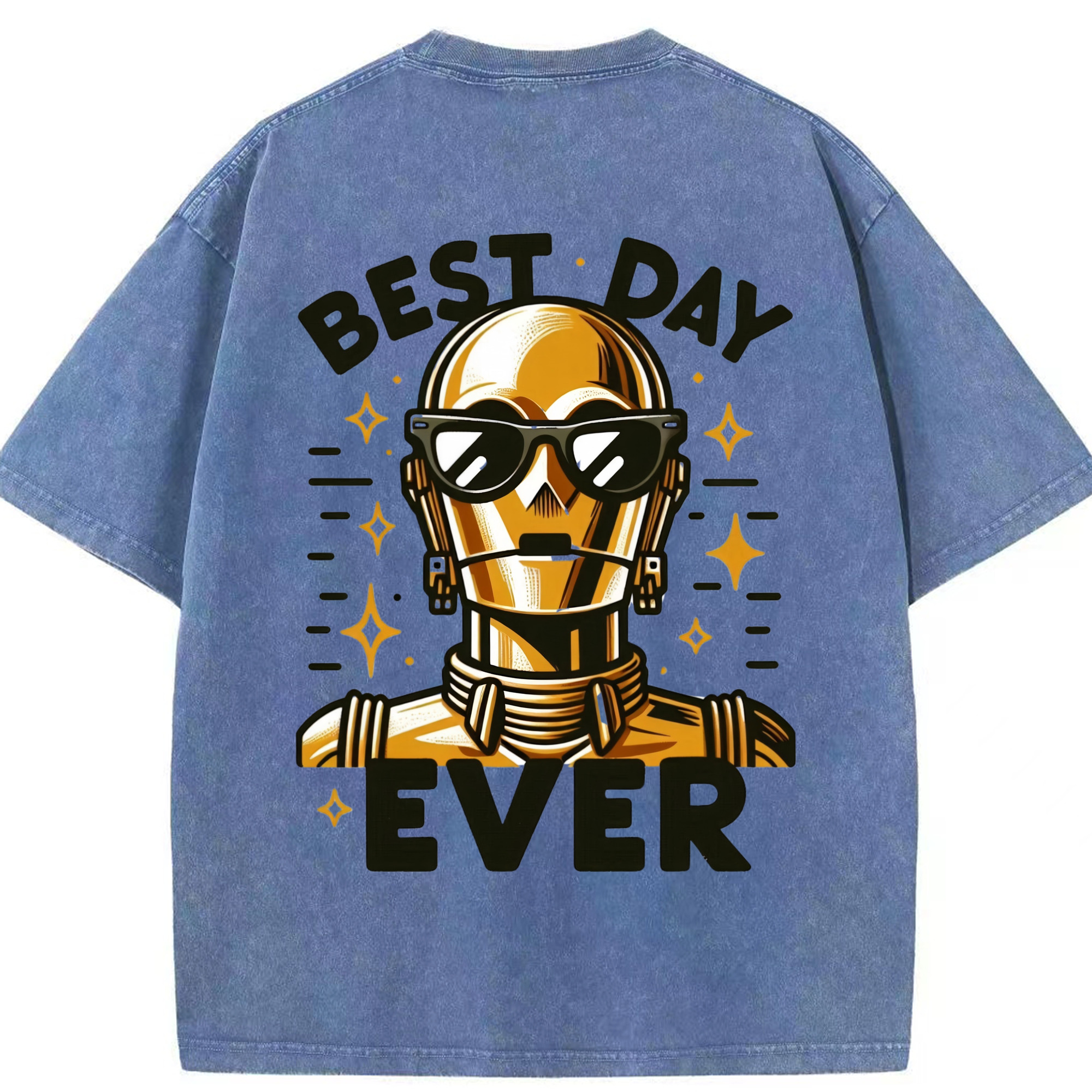 （画像用） スター・ウォーズ Star Wars 綿100% ヴィンテージ風 半袖Tシャツ（背面プリント）