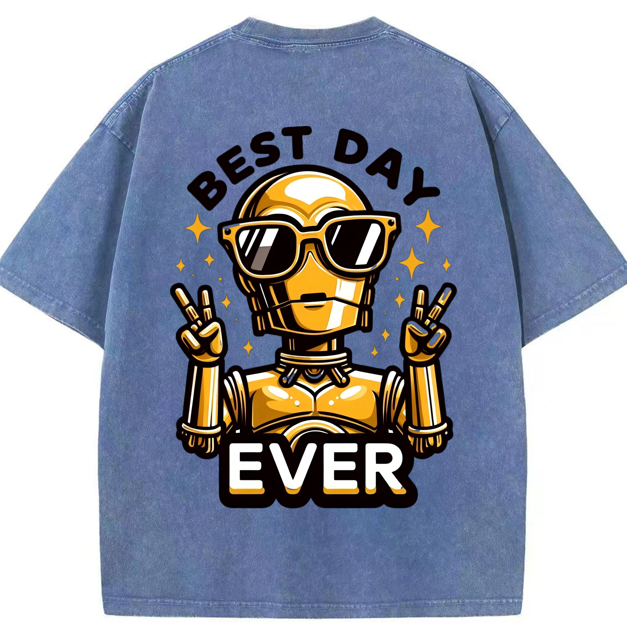 （画像用） スター・ウォーズ Star Wars 綿100% ヴィンテージ風 半袖Tシャツ（背面プリント）