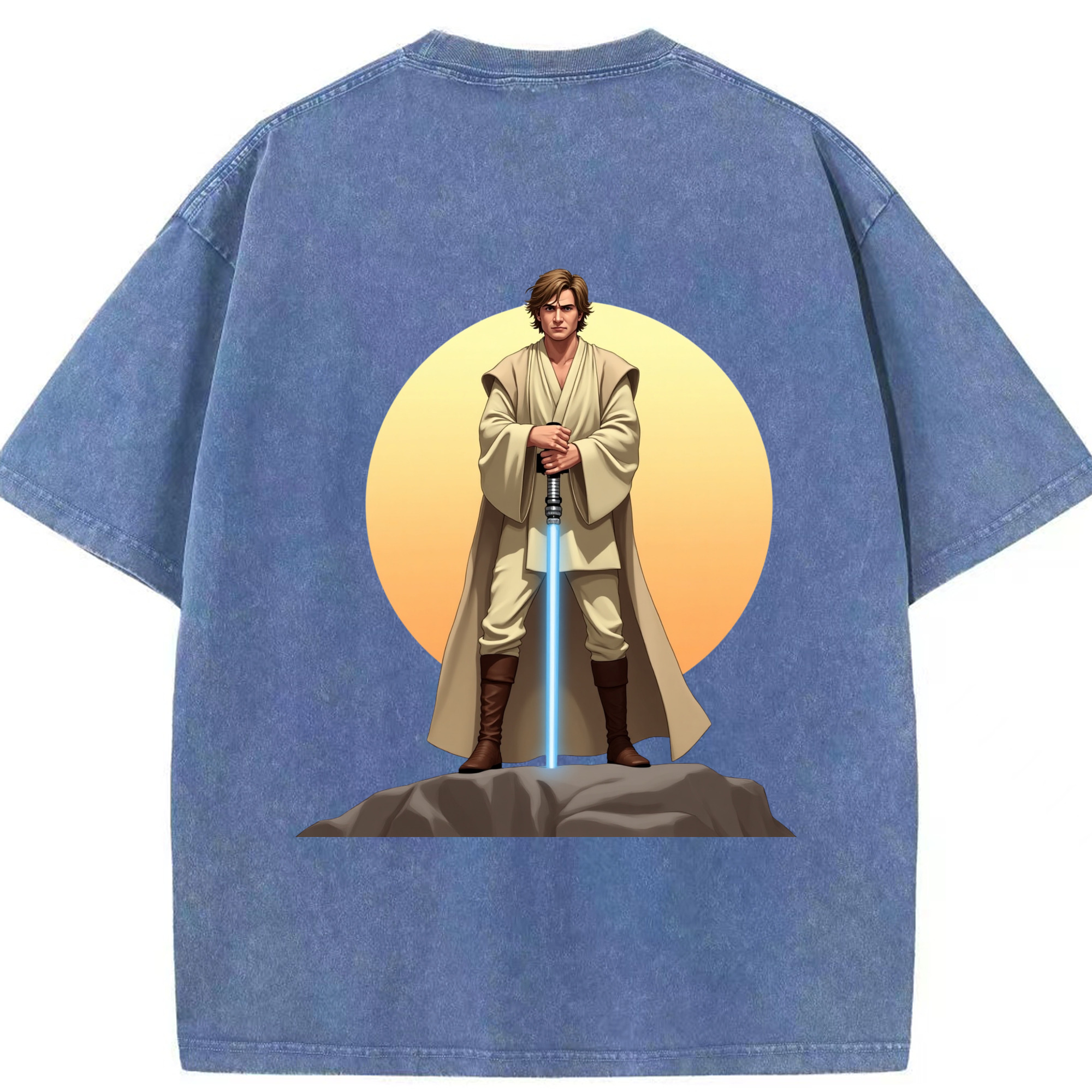（画像用） スター・ウォーズ Star Wars 綿100% ヴィンテージ風 半袖Tシャツ（背面プリント）