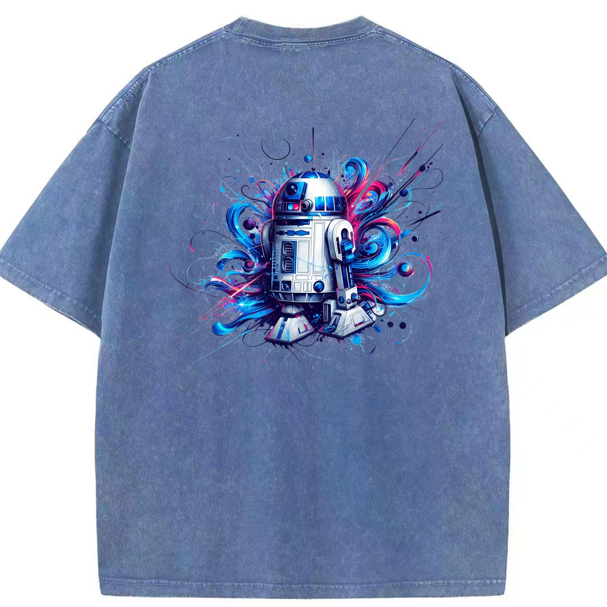 （画像用） スター・ウォーズ Star Wars 綿100% ヴィンテージ風 半袖Tシャツ（背面プリント）