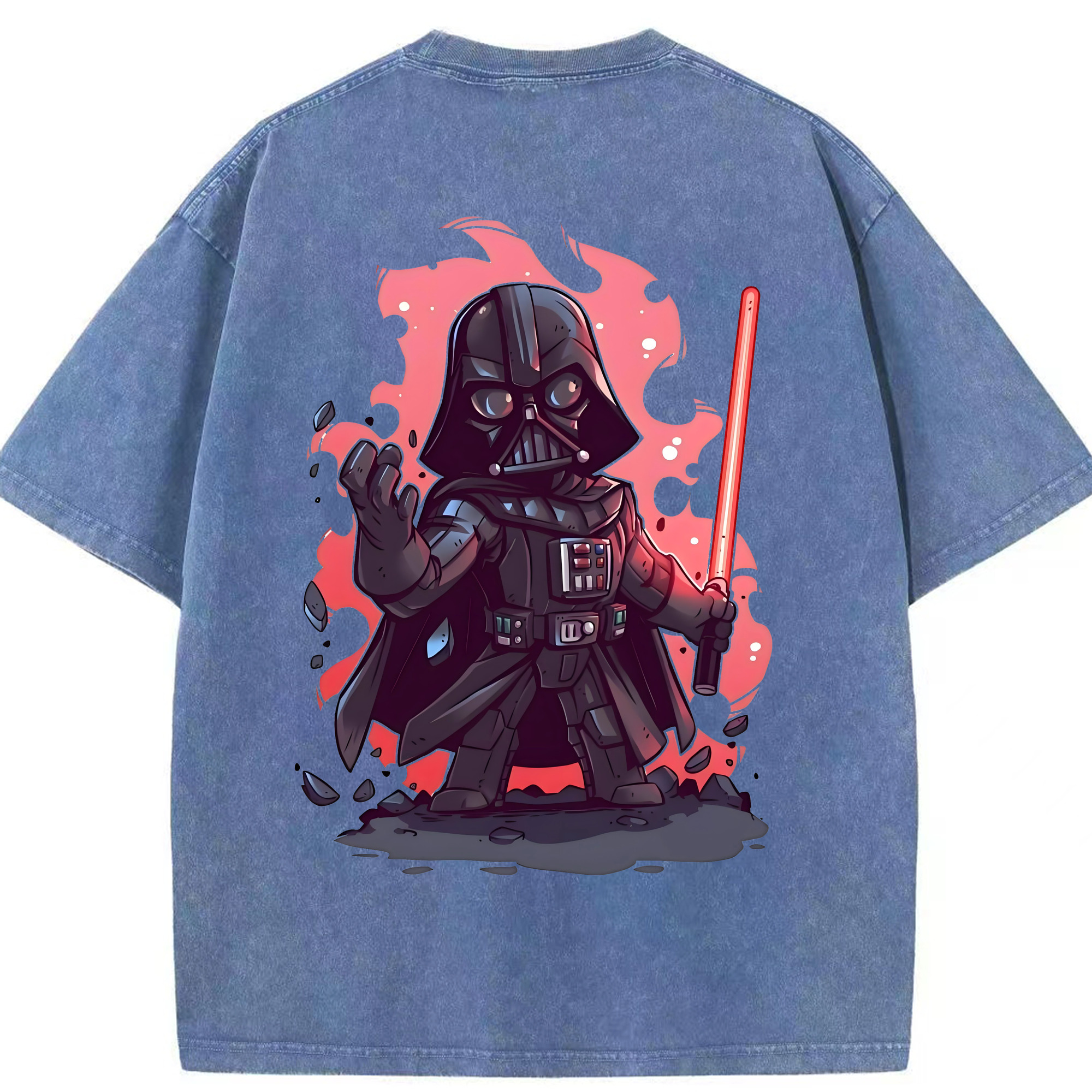 （画像用） スター・ウォーズ Star Wars 綿100% ヴィンテージ風 半袖Tシャツ（背面プリント）