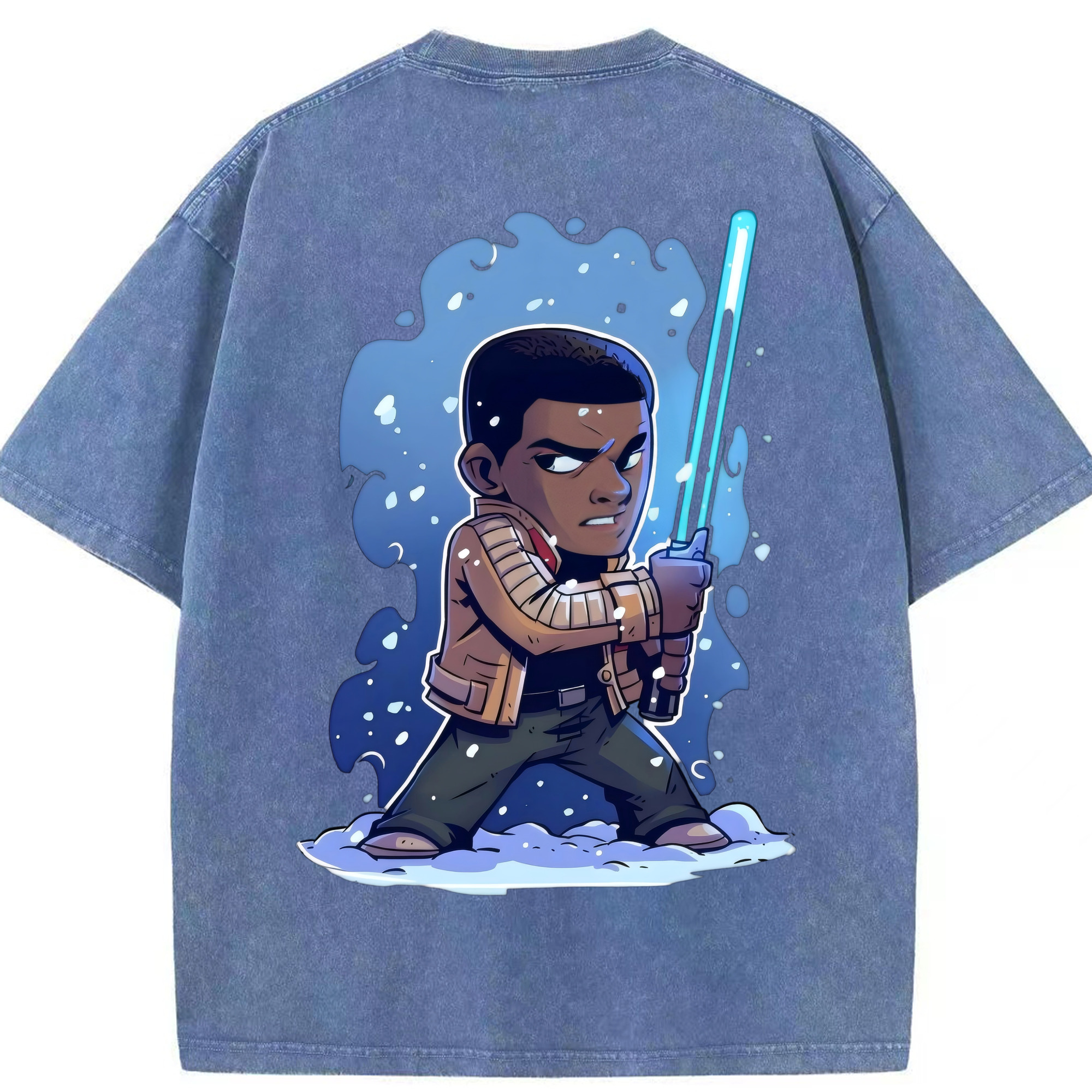 （画像用） スター・ウォーズ Star Wars 綿100% ヴィンテージ風 半袖Tシャツ（背面プリント）