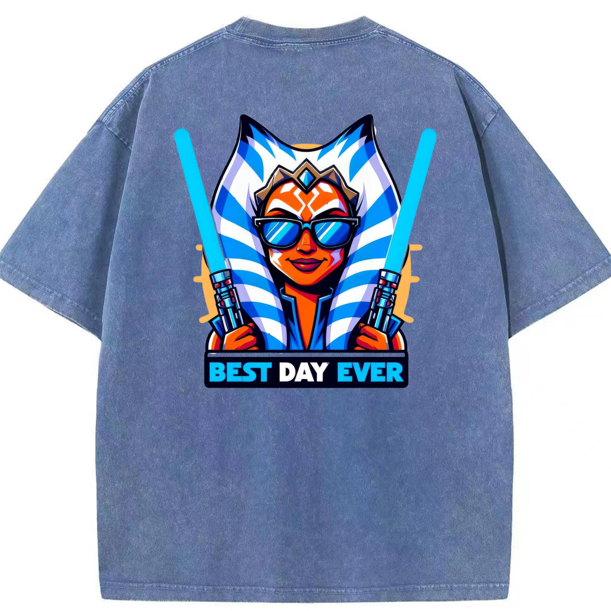 （画像用） スター・ウォーズ Star Wars 綿100% ヴィンテージ風 半袖Tシャツ（背面プリント）