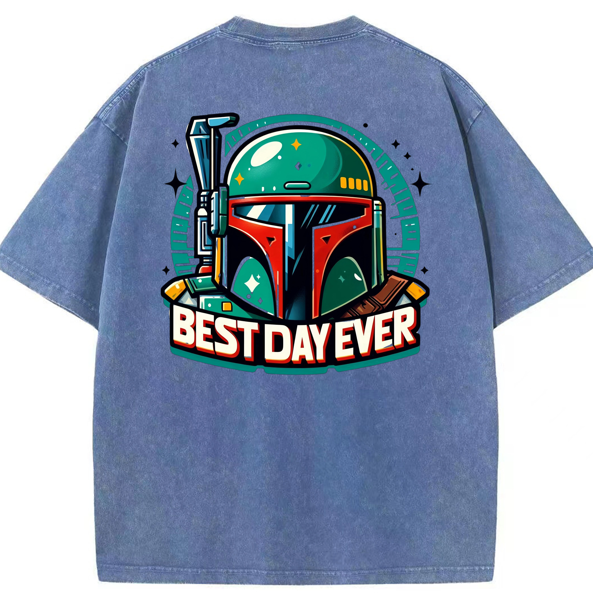 （画像用） スター・ウォーズ Star Wars 綿100% ヴィンテージ風 半袖Tシャツ（背面プリント）