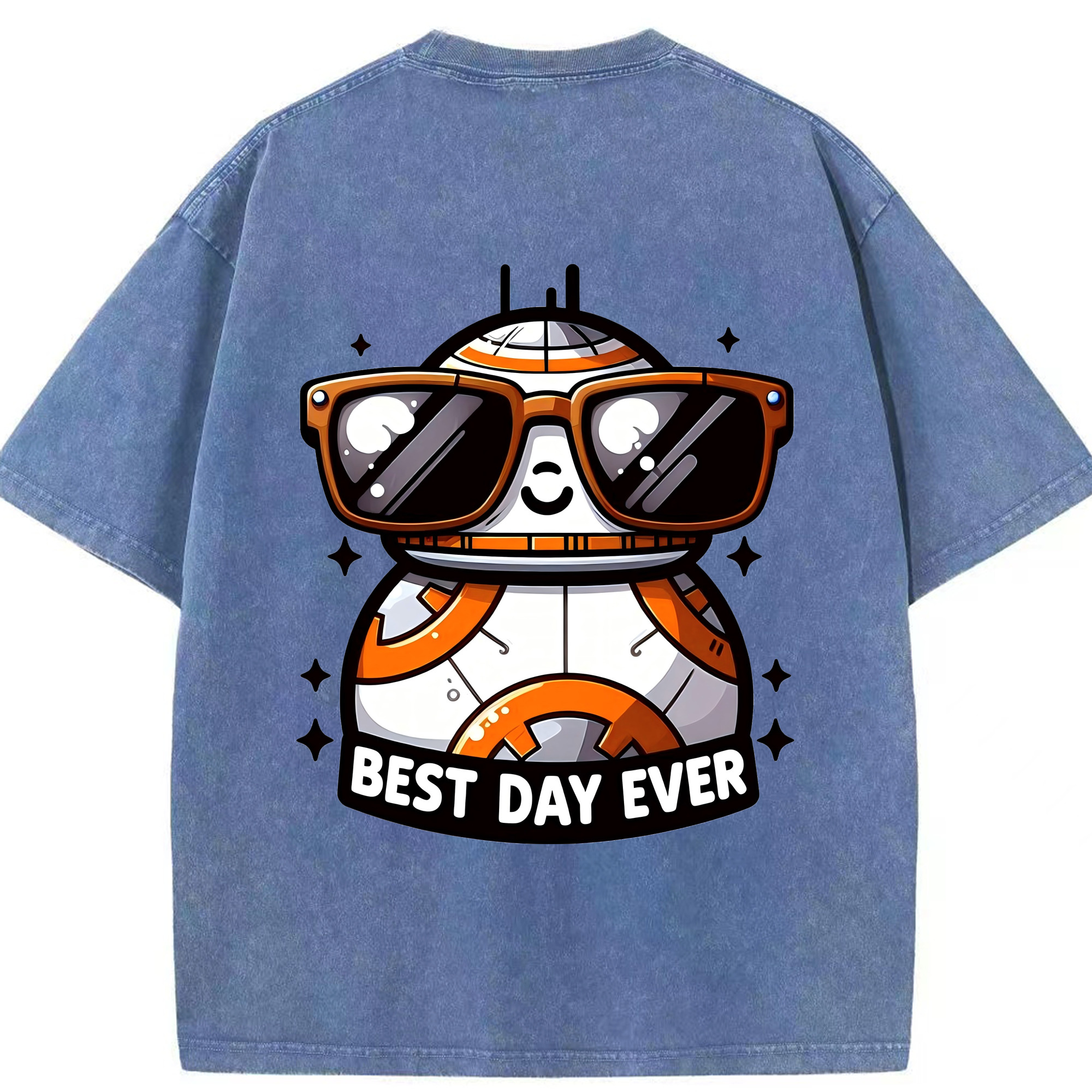 （画像用） スター・ウォーズ Star Wars 綿100% ヴィンテージ風 半袖Tシャツ（背面プリント）