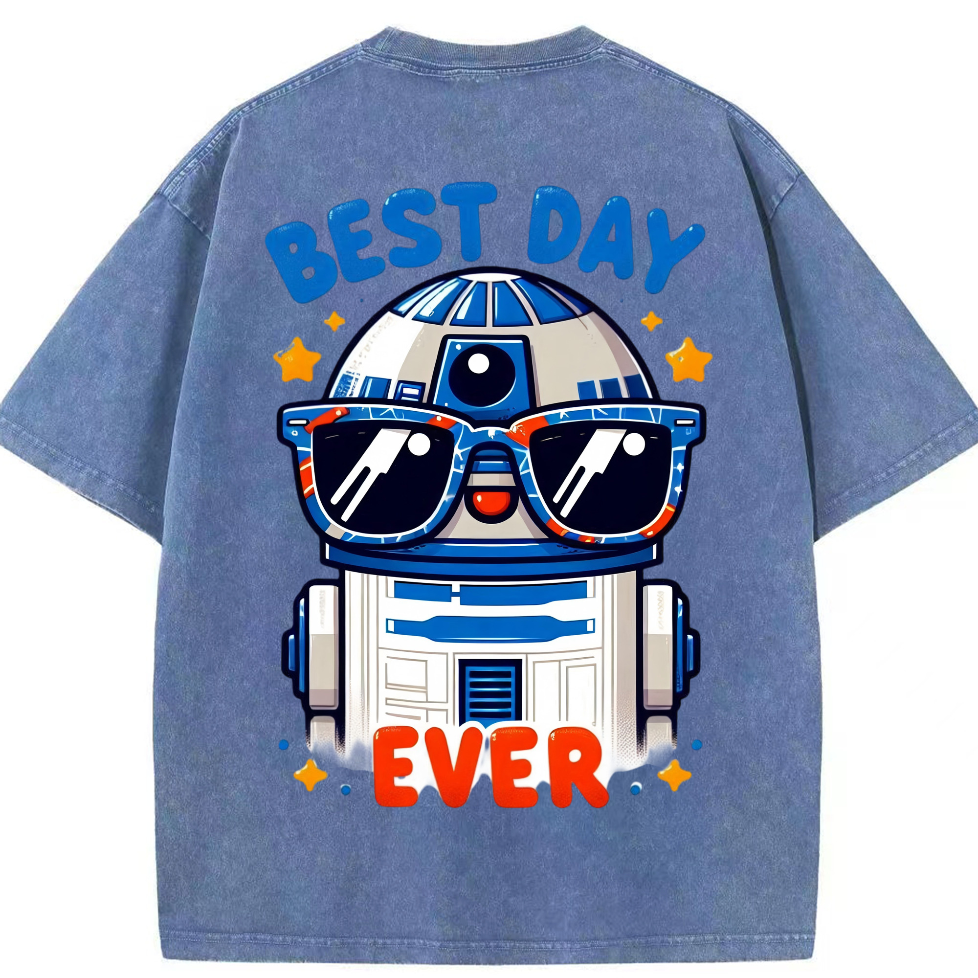 （画像用） スター・ウォーズ Star Wars 綿100% ヴィンテージ風 半袖Tシャツ（背面プリント）