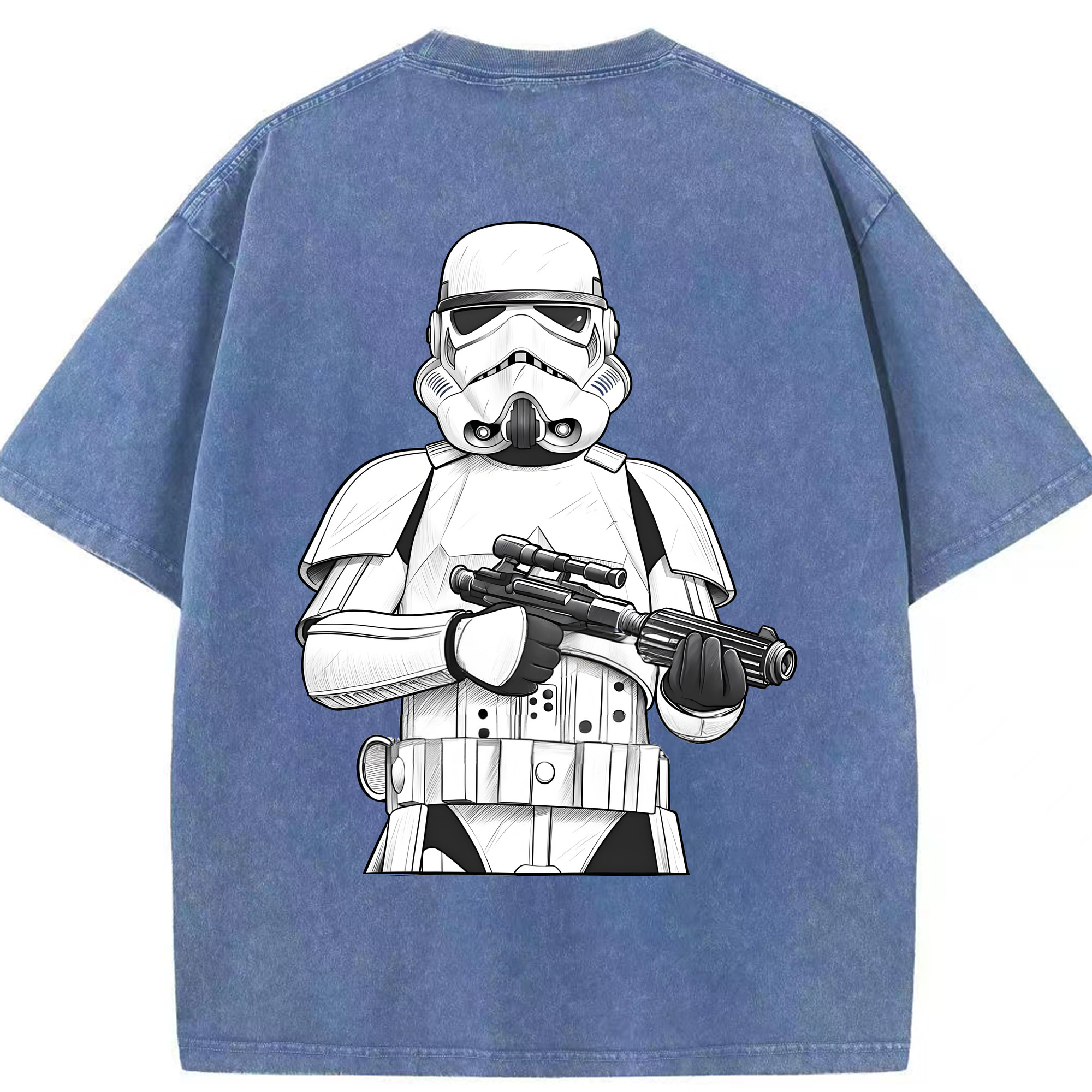 （画像用） スター・ウォーズ Star Wars 綿100% ヴィンテージ風 半袖Tシャツ（背面プリント）