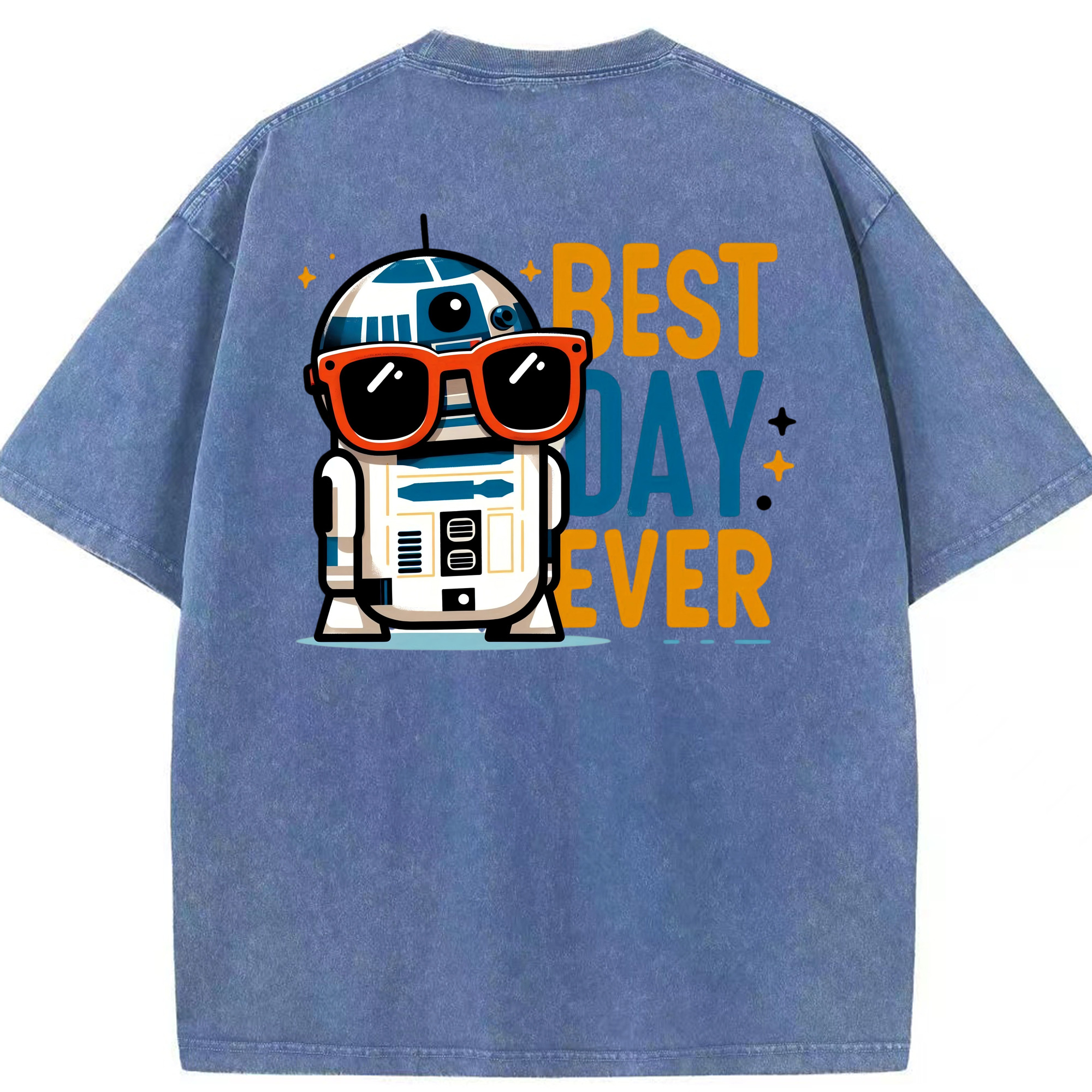 （画像用） スター・ウォーズ Star Wars 綿100% ヴィンテージ風 半袖Tシャツ（背面プリント）