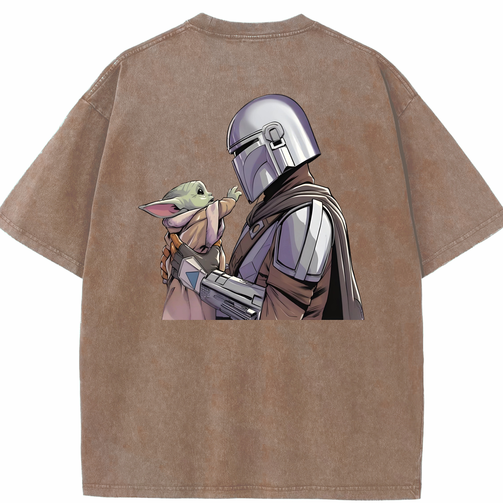 （画像用） スター・ウォーズ Star Wars 綿100% ヴィンテージ風 半袖Tシャツ（背面プリント）
