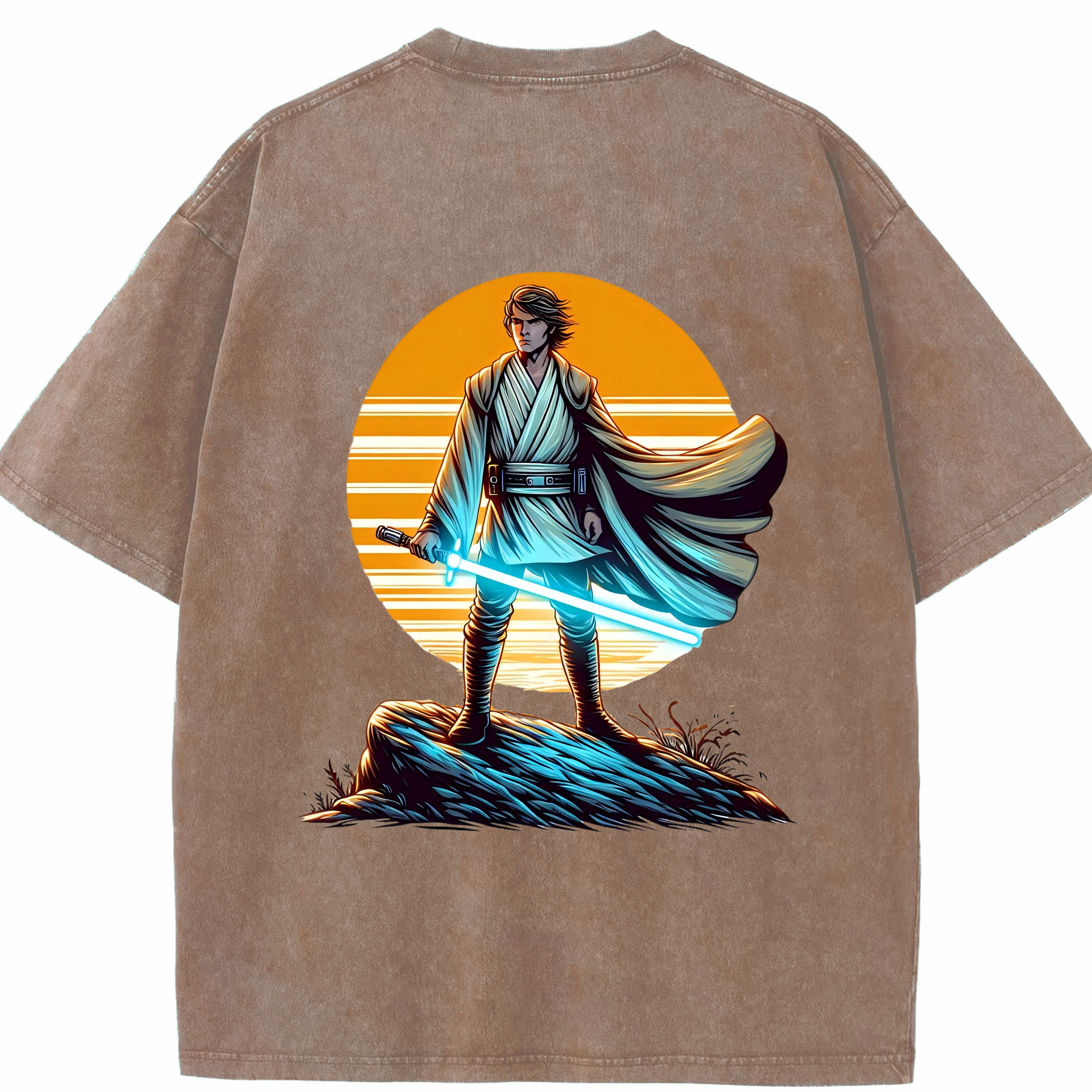 （画像用） スター・ウォーズ Star Wars 綿100% ヴィンテージ風 半袖Tシャツ（背面プリント）