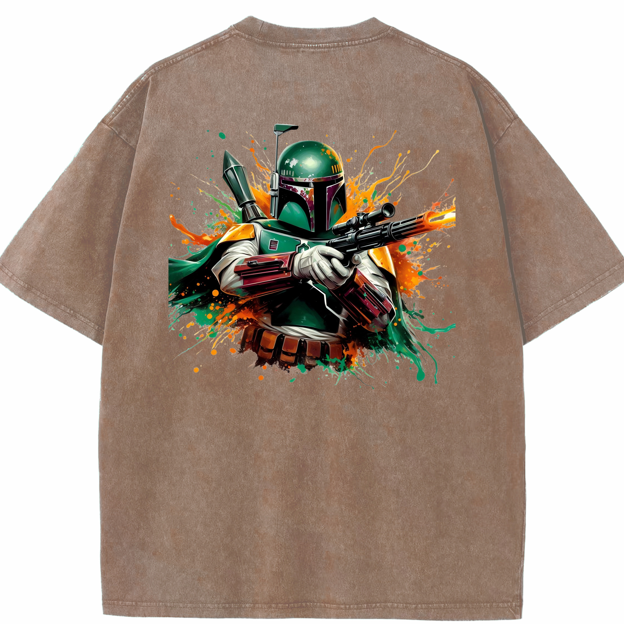 （画像用） スター・ウォーズ Star Wars 綿100% ヴィンテージ風 半袖Tシャツ（背面プリント）
