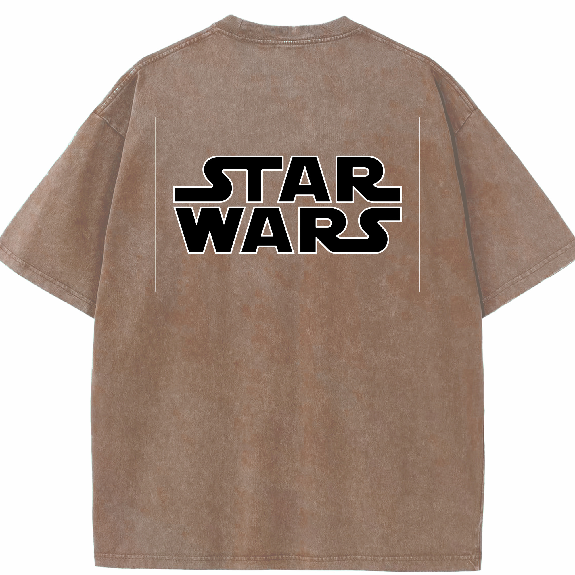 （画像用） スター・ウォーズ Star Wars 綿100% ヴィンテージ風 半袖Tシャツ（背面プリント）