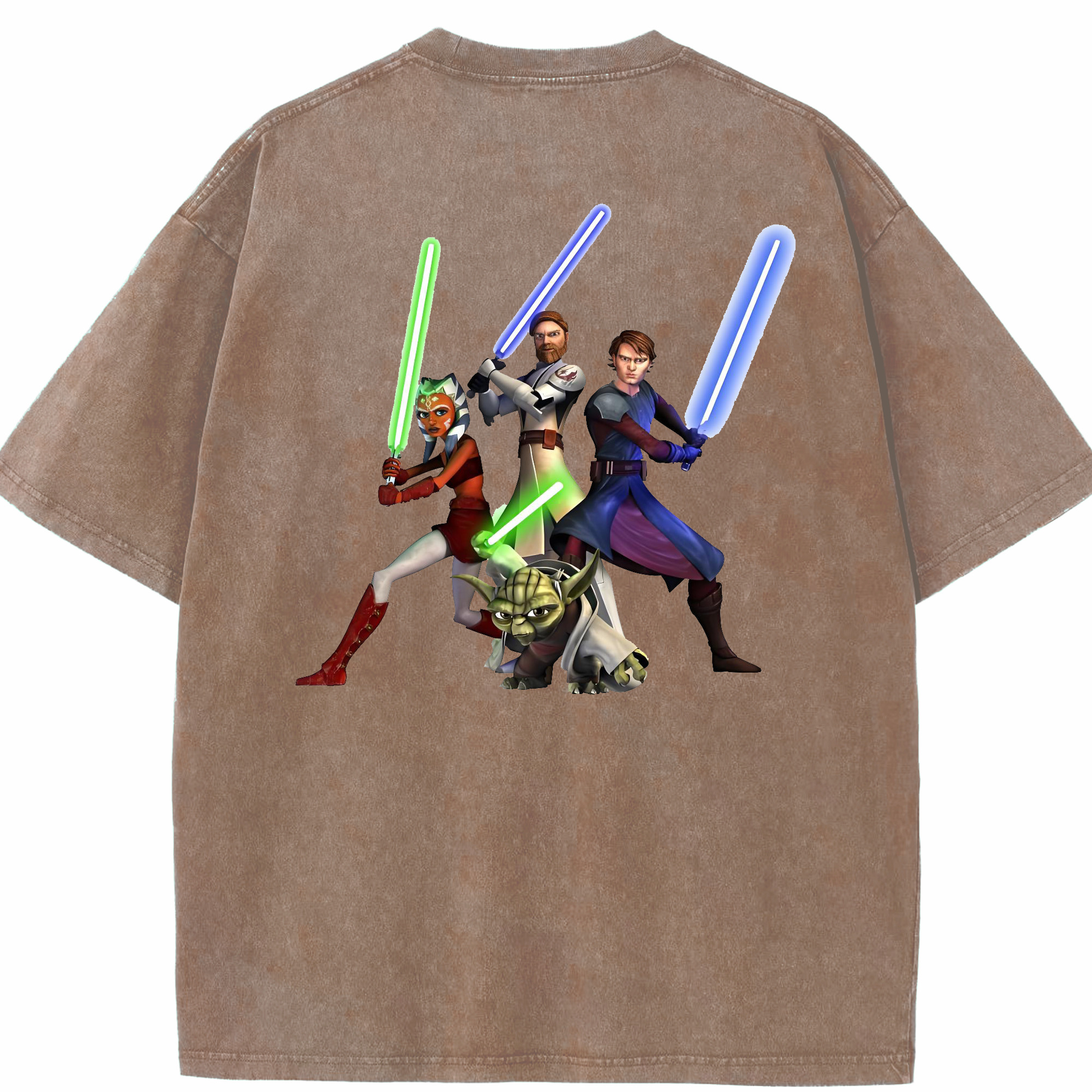 （画像用） スター・ウォーズ Star Wars 綿100% ヴィンテージ風 半袖Tシャツ（背面プリント）
