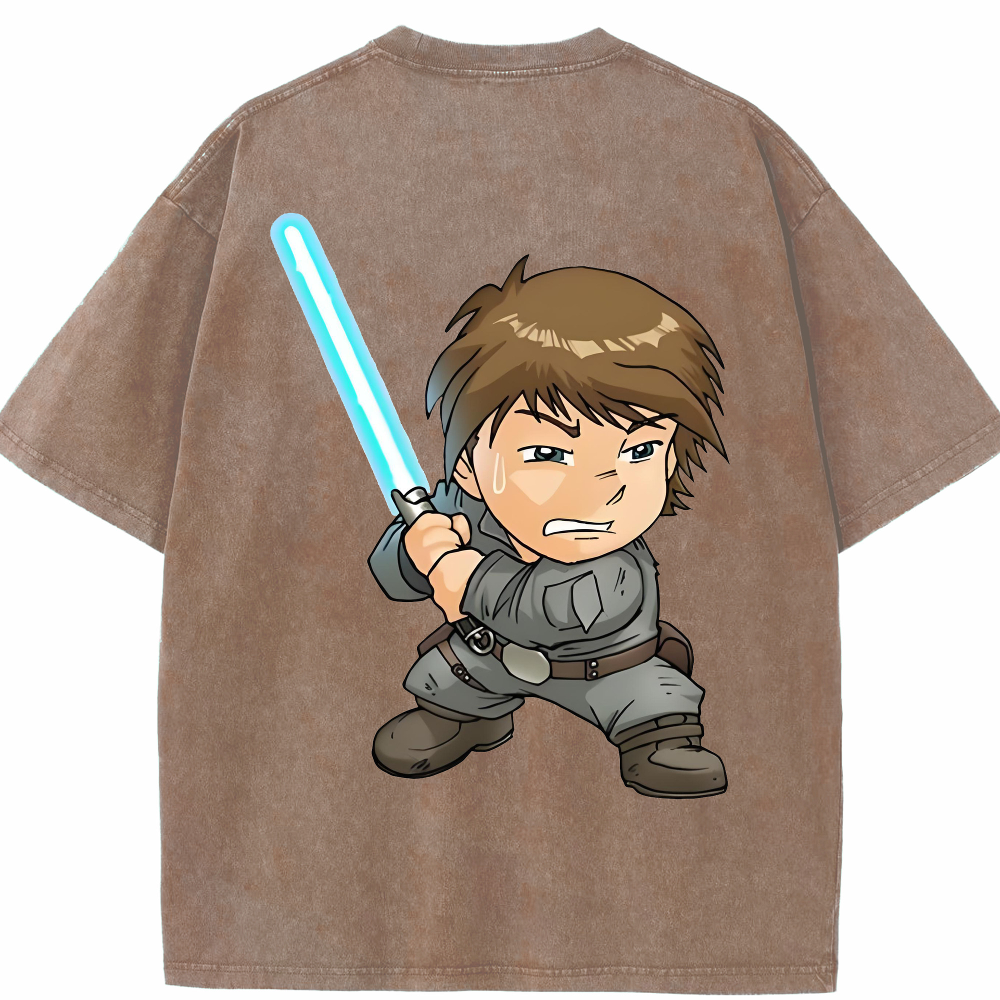 （画像用） スター・ウォーズ Star Wars 綿100% ヴィンテージ風 半袖Tシャツ（背面プリント）