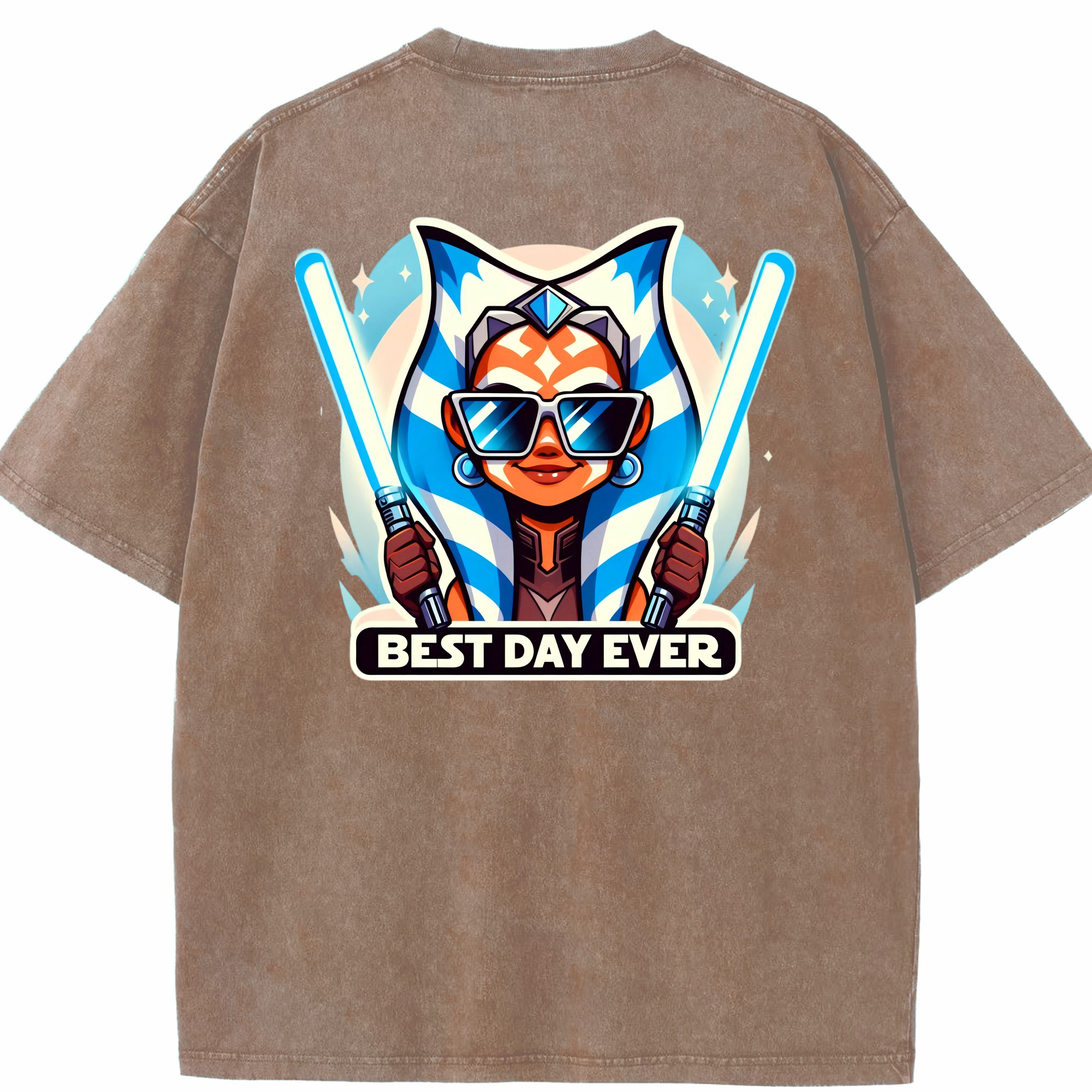 （画像用） スター・ウォーズ Star Wars 綿100% ヴィンテージ風 半袖Tシャツ（背面プリント）