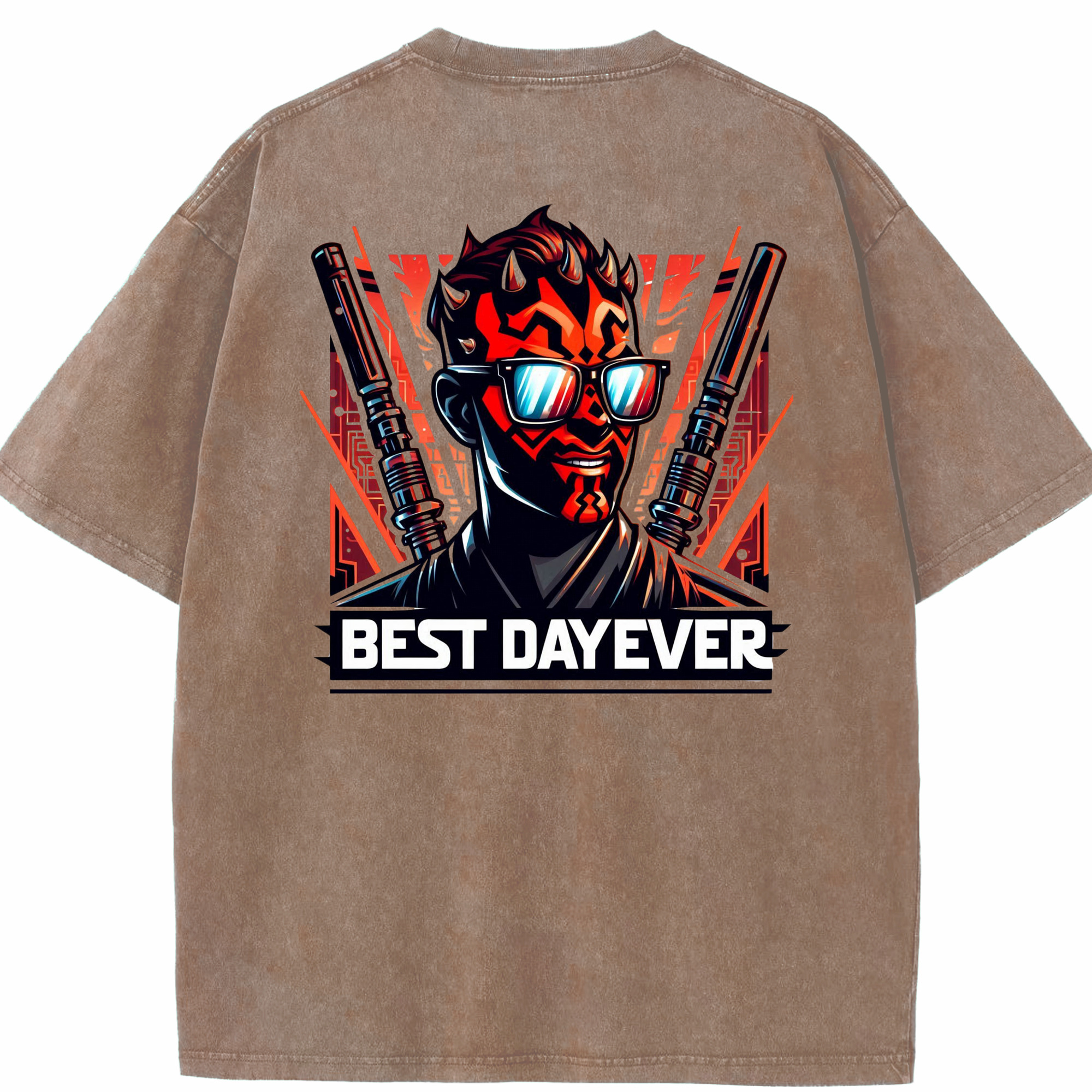 （画像用） スター・ウォーズ Star Wars 綿100% ヴィンテージ風 半袖Tシャツ（背面プリント）