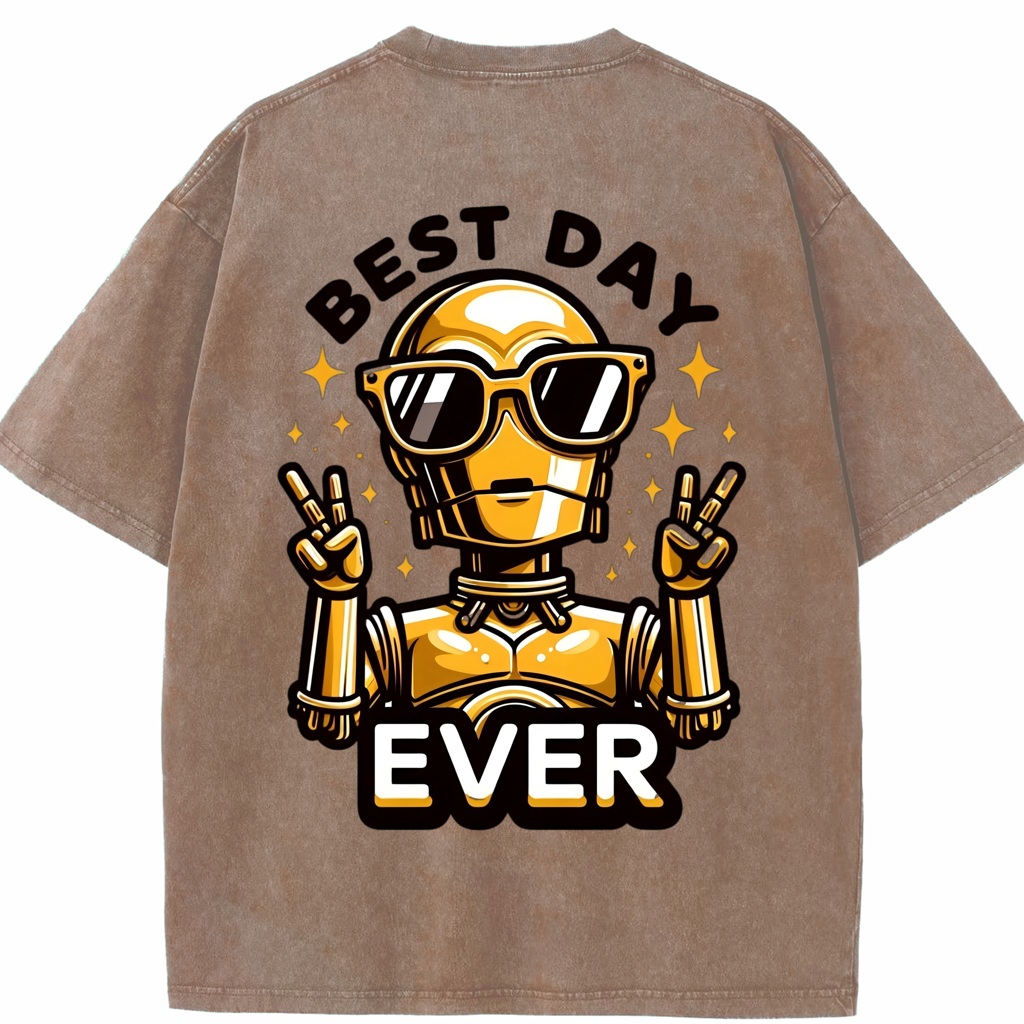 （画像用） スター・ウォーズ Star Wars 綿100% ヴィンテージ風 半袖Tシャツ（背面プリント）