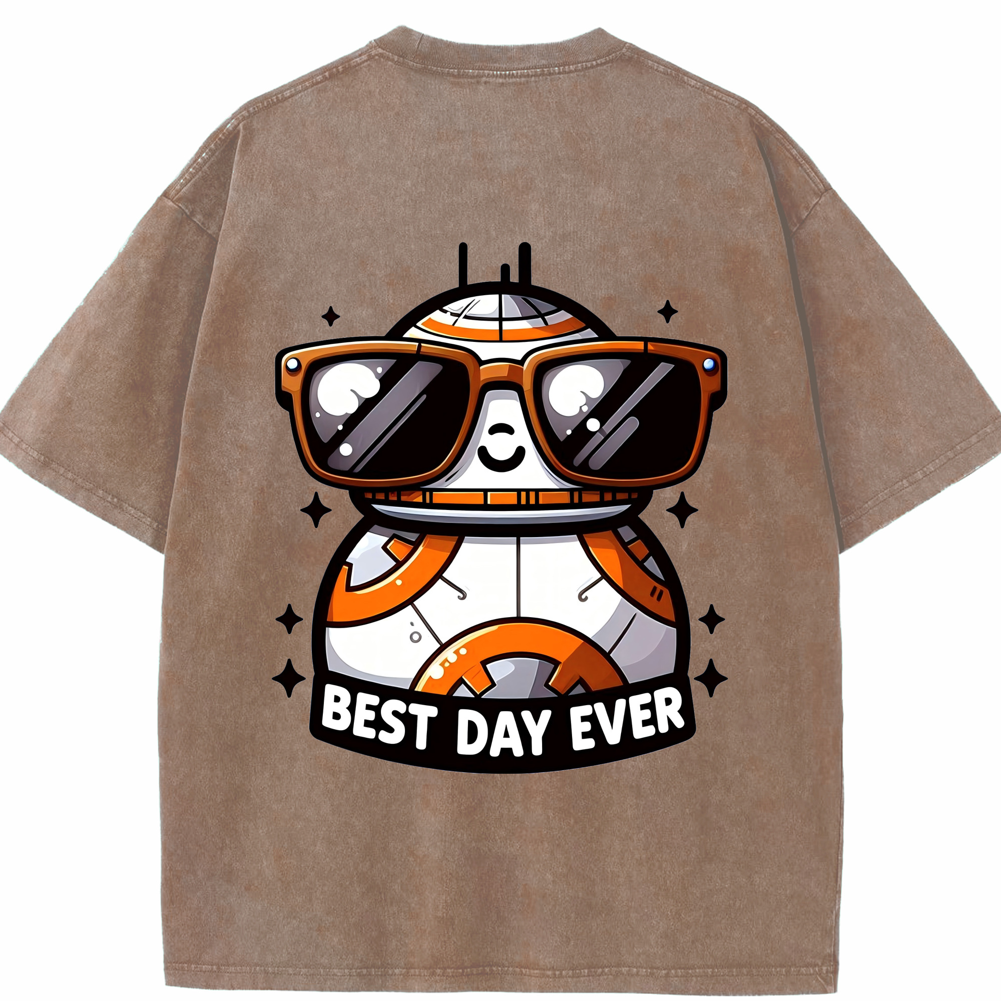 （画像用） スター・ウォーズ Star Wars 綿100% ヴィンテージ風 半袖Tシャツ（背面プリント）