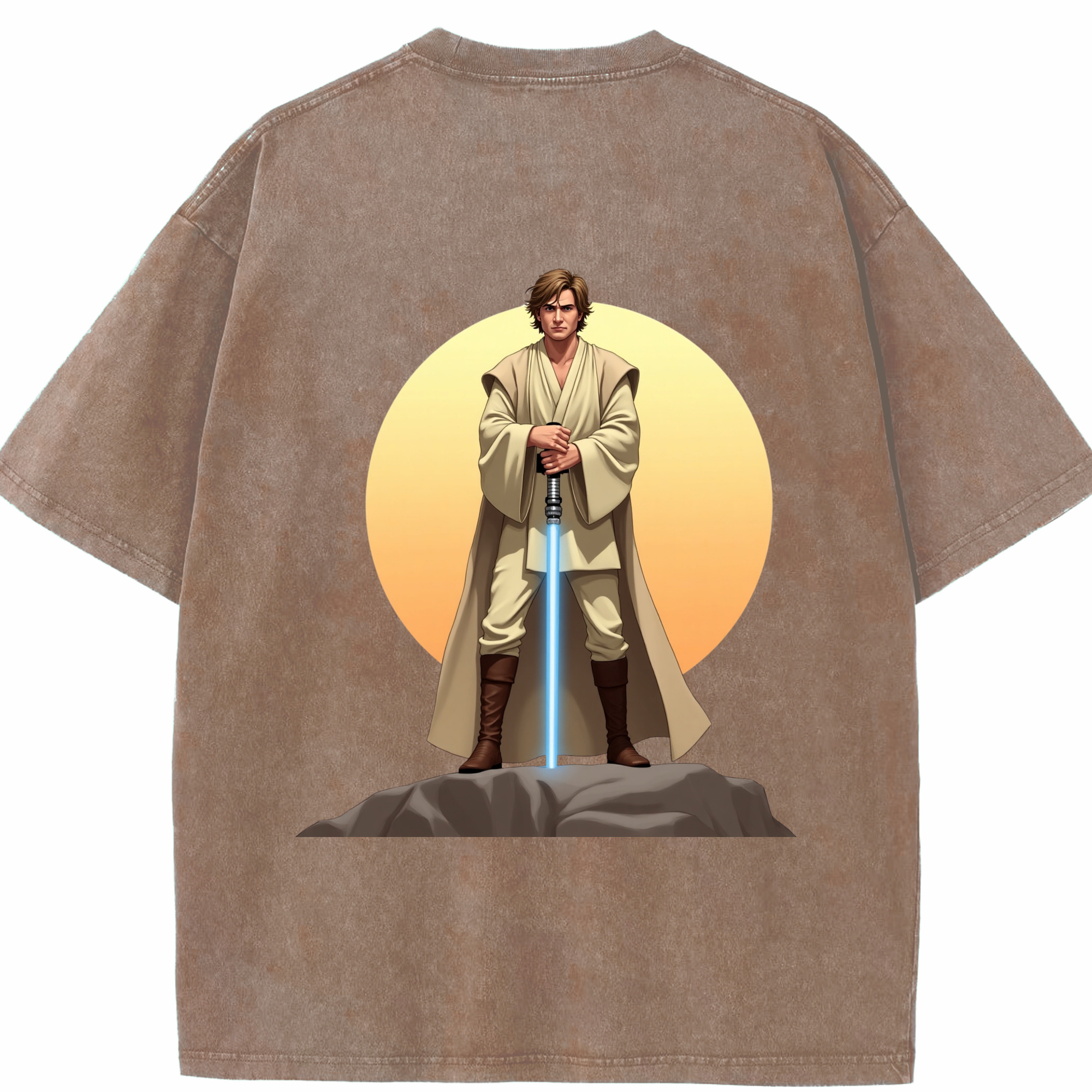 （画像用） スター・ウォーズ Star Wars 綿100% ヴィンテージ風 半袖Tシャツ（背面プリント）