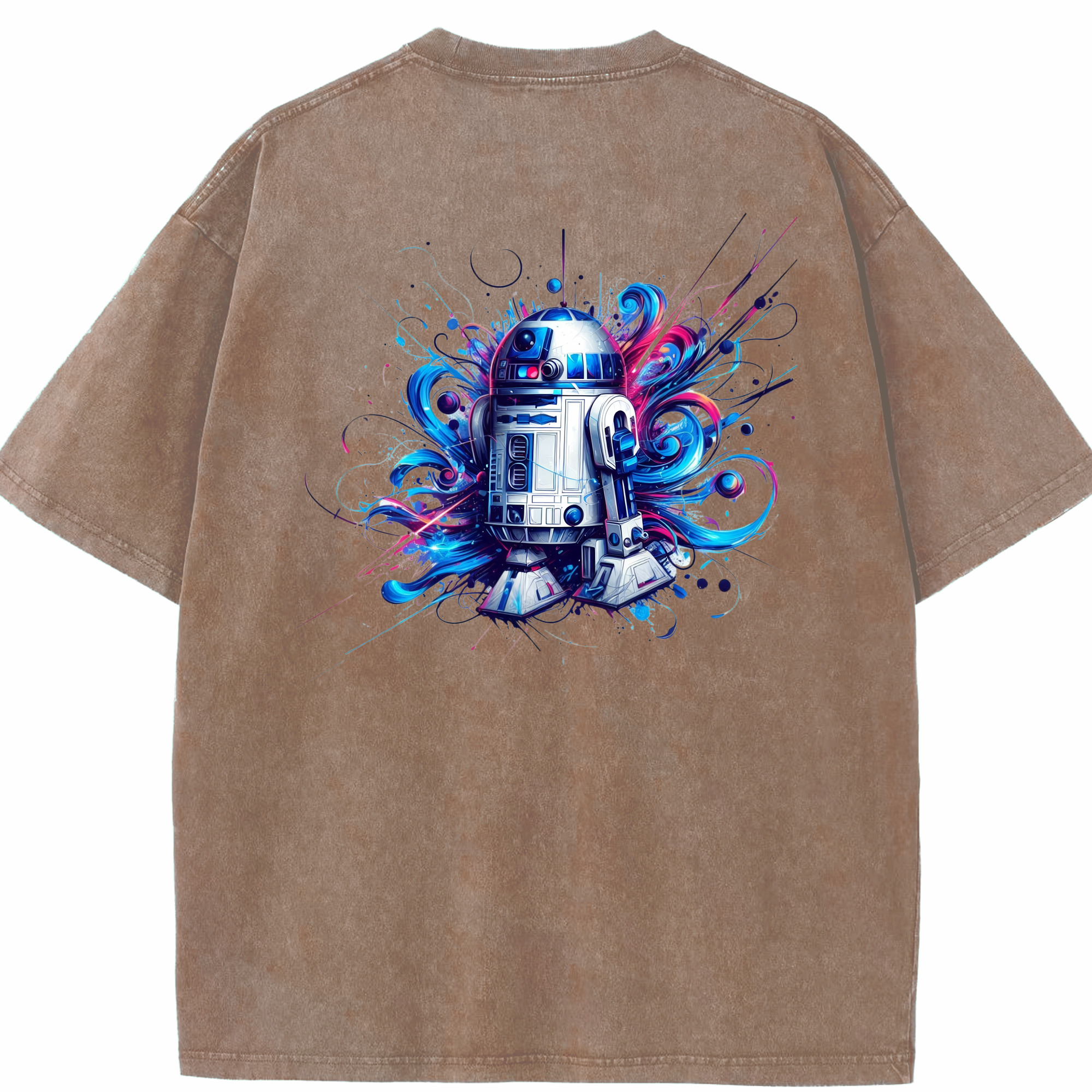 （画像用） スター・ウォーズ Star Wars 綿100% ヴィンテージ風 半袖Tシャツ（背面プリント）