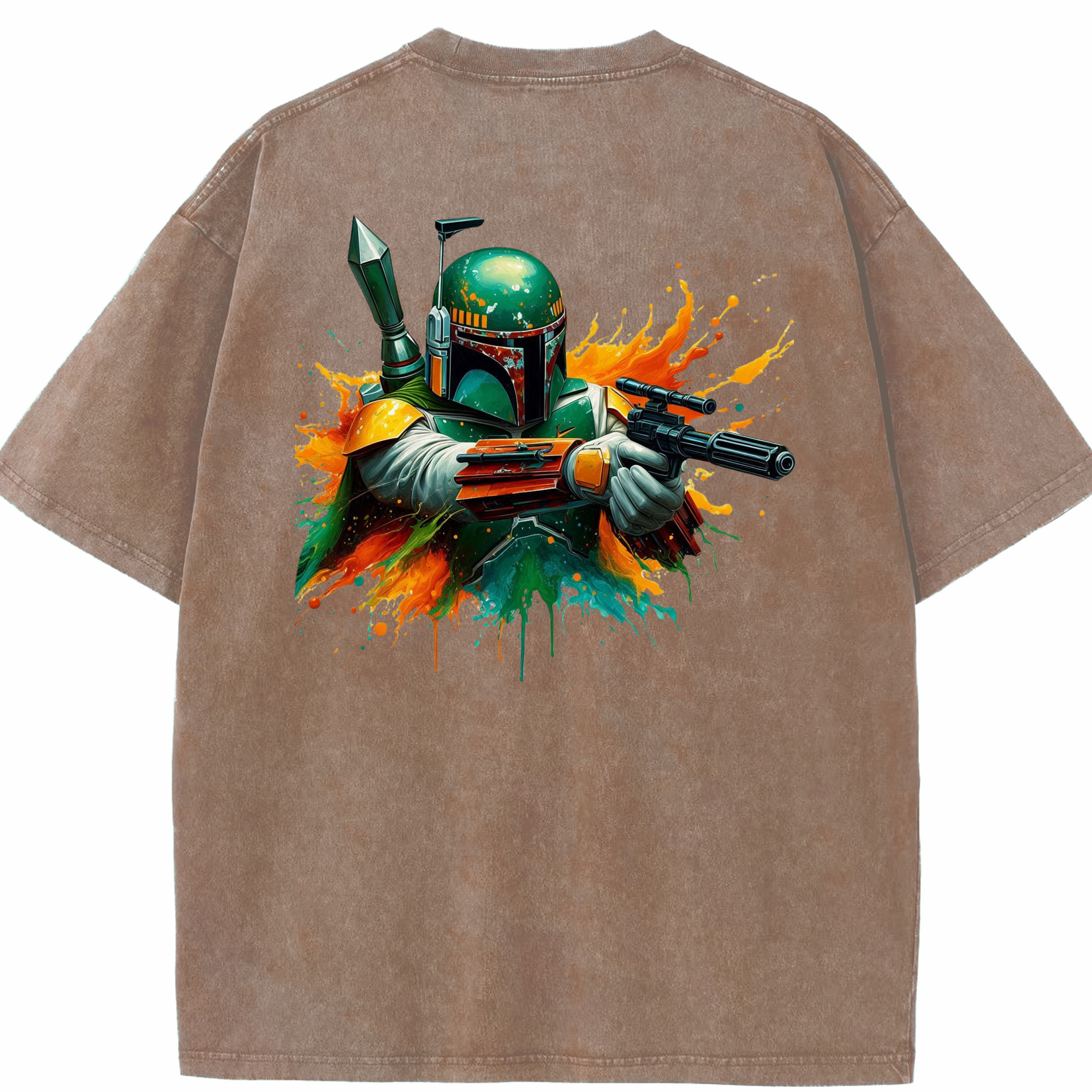 （画像用） スター・ウォーズ Star Wars 綿100% ヴィンテージ風 半袖Tシャツ（背面プリント）